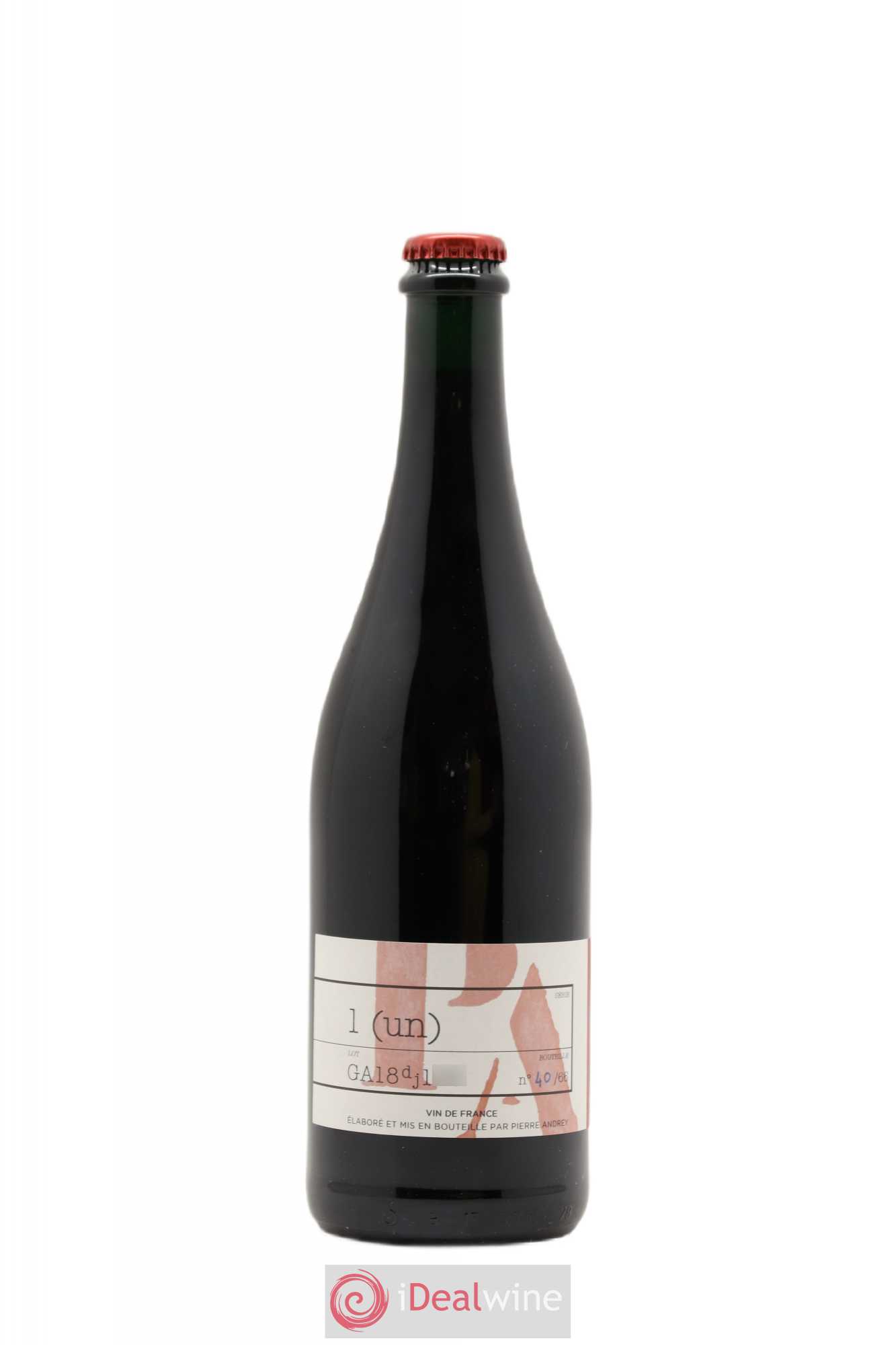 Vin de France 1 (un) Pierre Andrey 2018 - Posten von 1 Flasche - 0