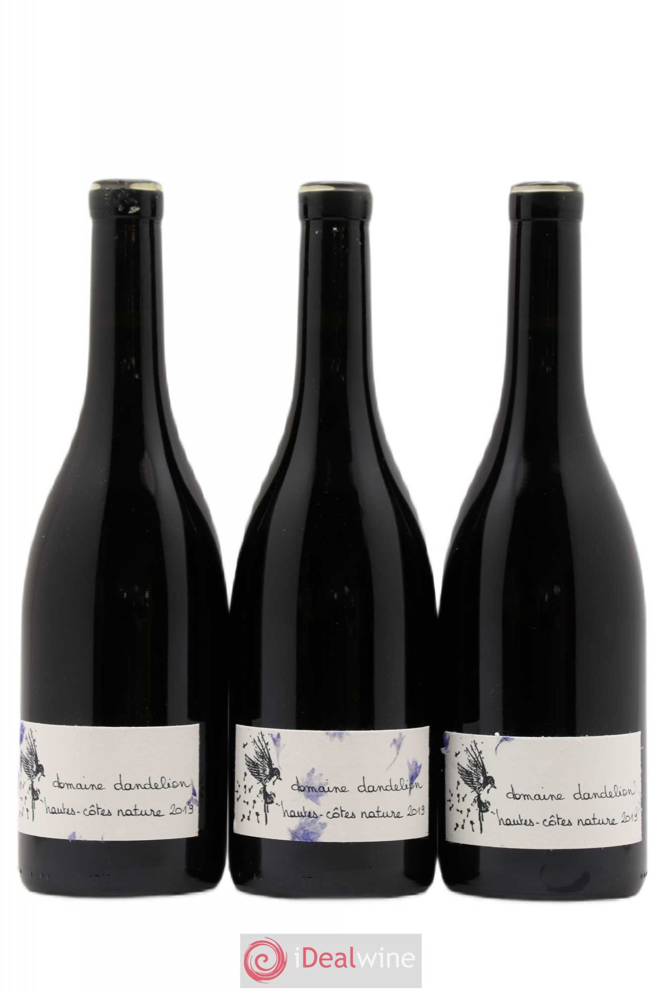 Hautes-Côtes de Beaune Nature Domaine Dandelion 2019 - Posten von 3 Flaschen - 0