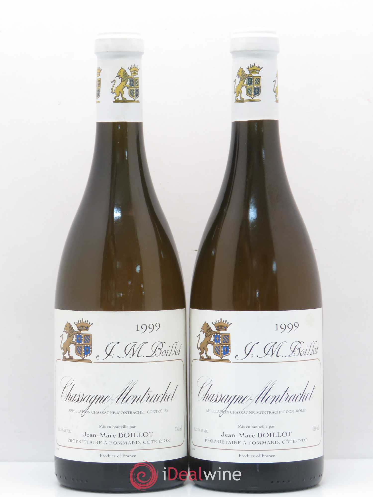 Chassagne-Montrachet Jean-Marc Boillot 1999 - Posten von 2 Flaschen - 0