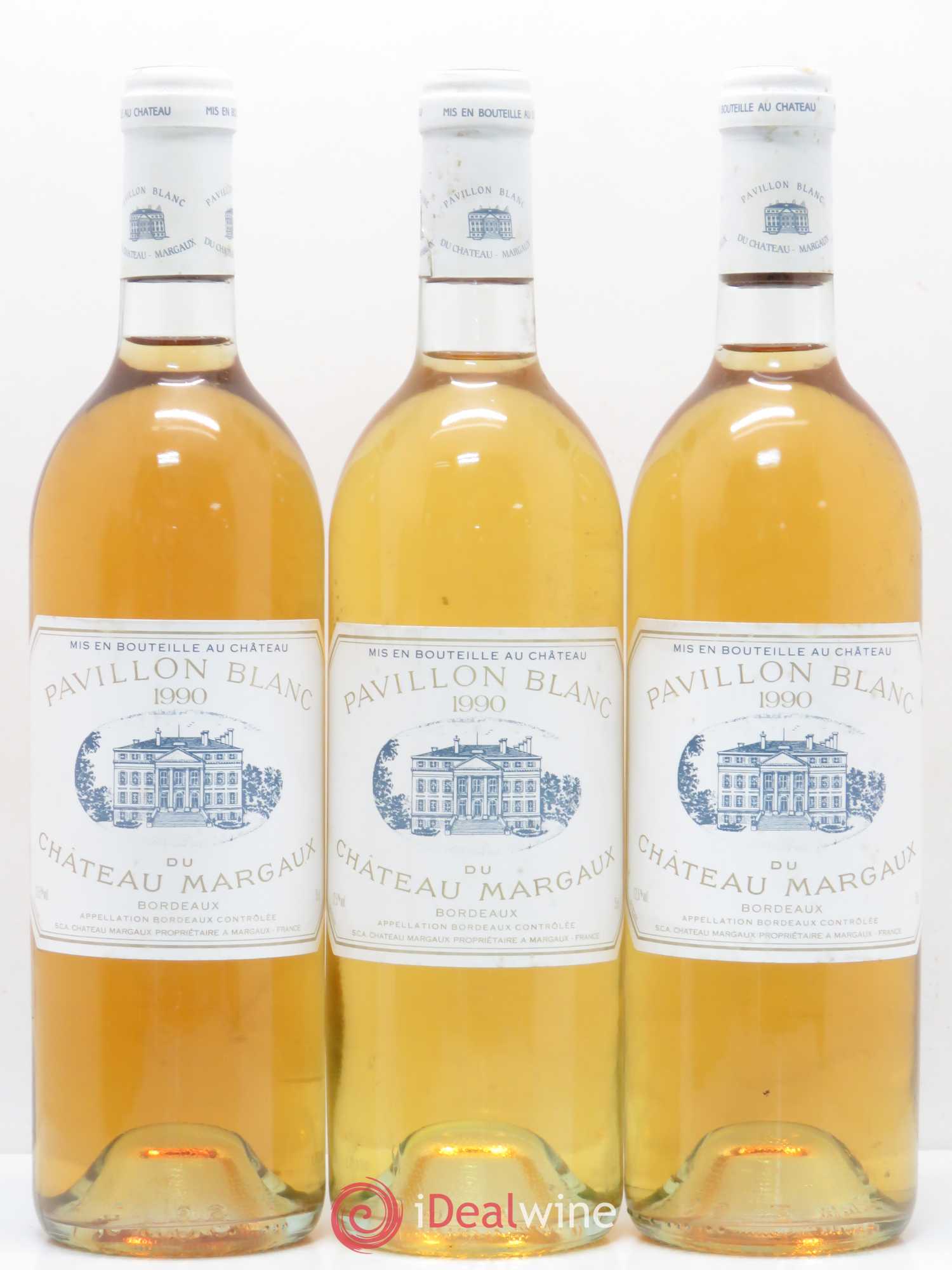 Pavillon Blanc du Château Margaux 1990 - Lot de 6 bouteilles - 2