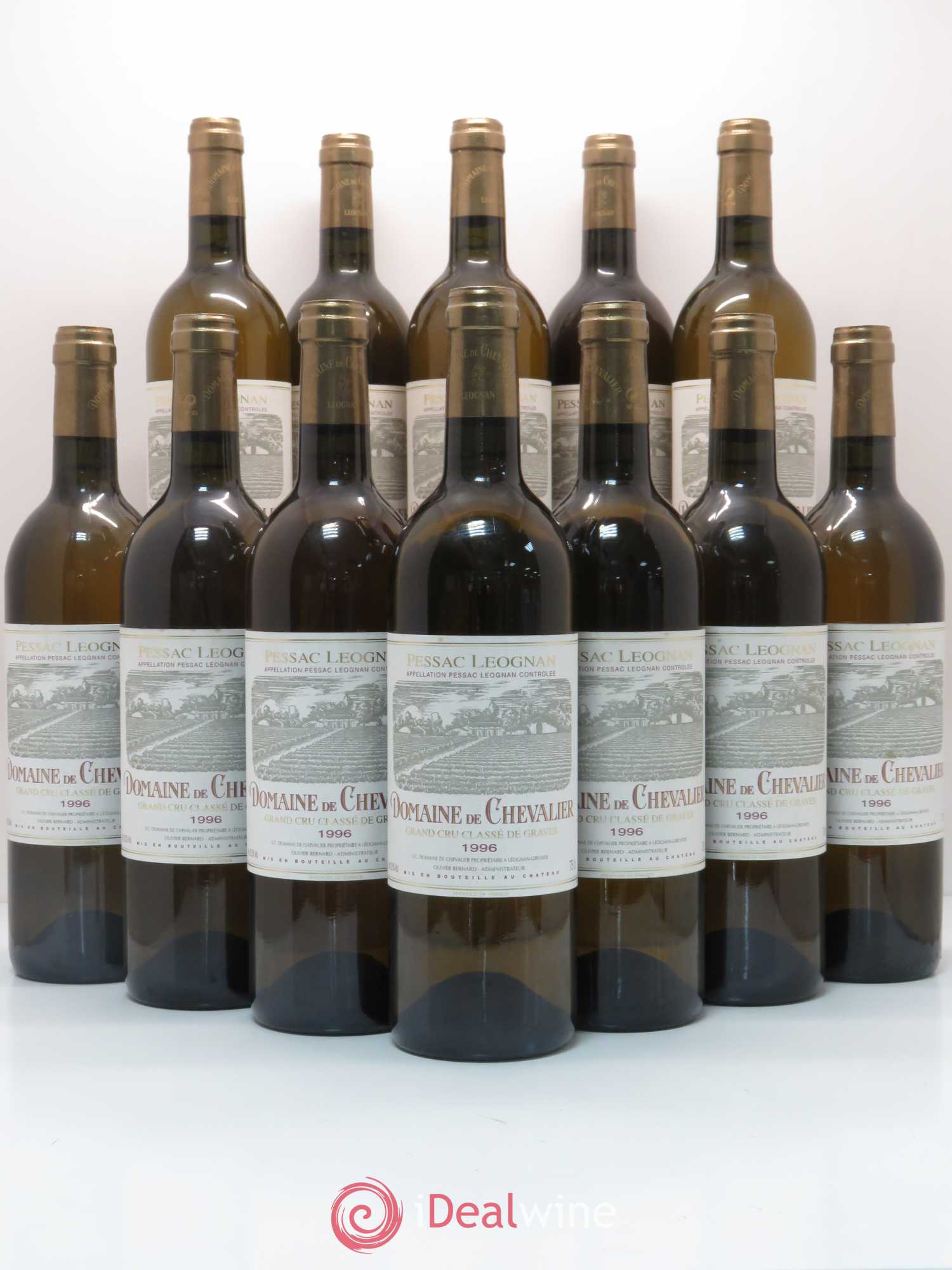 Domaine de Chevalier Cru Classé de Graves 1996 - Lot de 12 bouteilles - 0