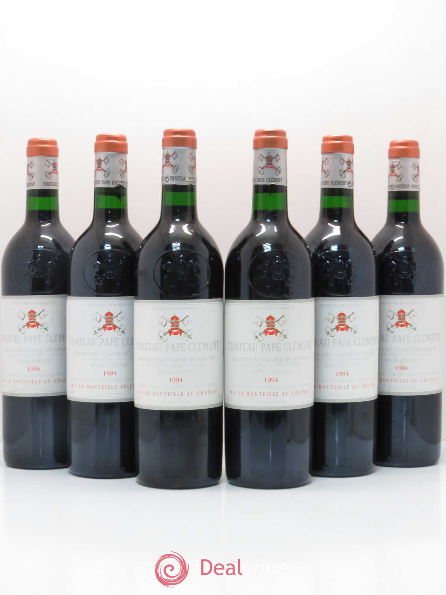 Château Pape Clément Cru Classé de Graves 1994 - Lot de 6 bouteilles - 0