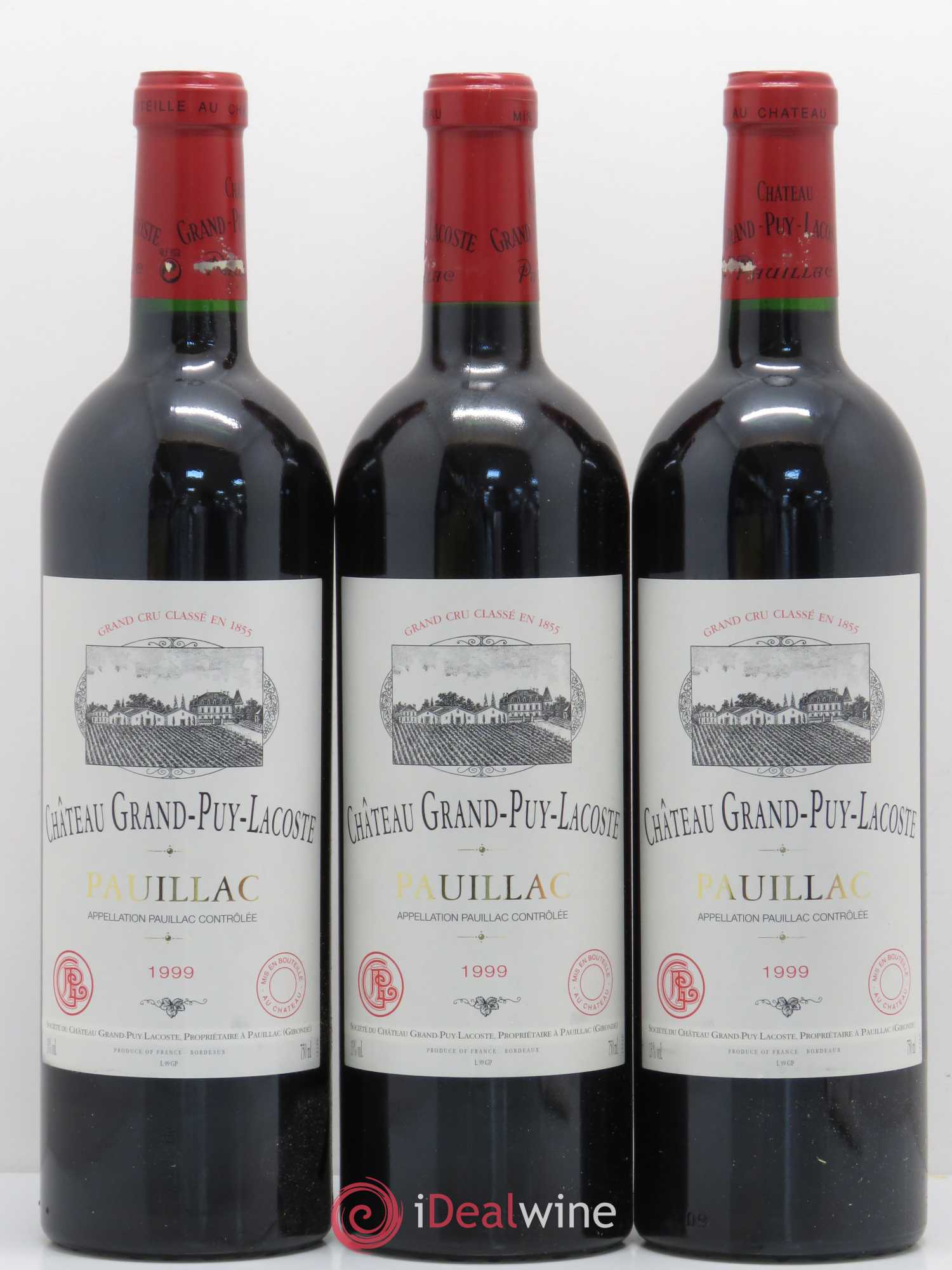 Château Grand Puy Lacoste 5ème Grand Cru Classé 1999 - Lot de 12 bouteilles - 2