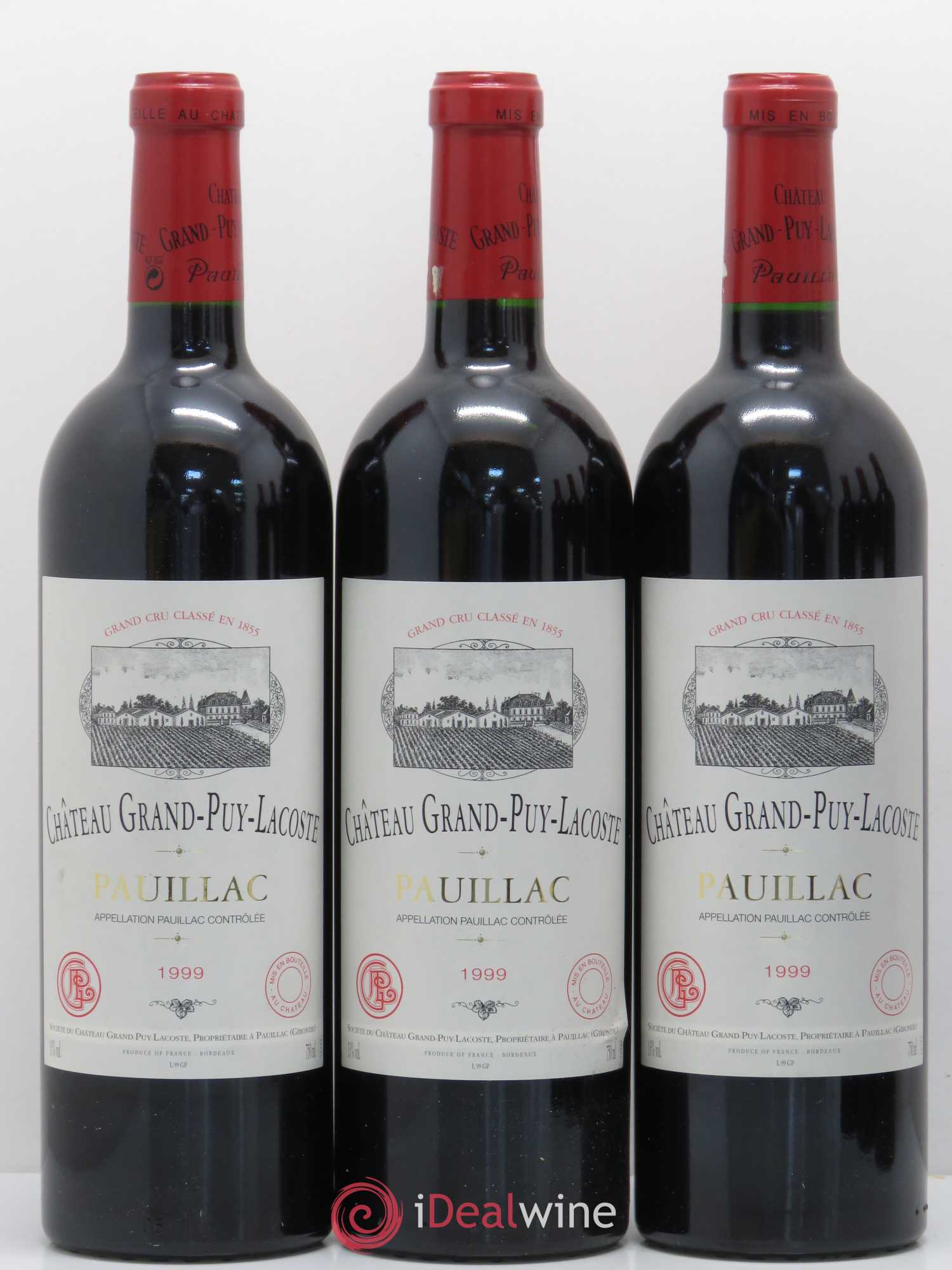 Château Grand Puy Lacoste 5ème Grand Cru Classé 1999 - Lot de 12 bouteilles - 3