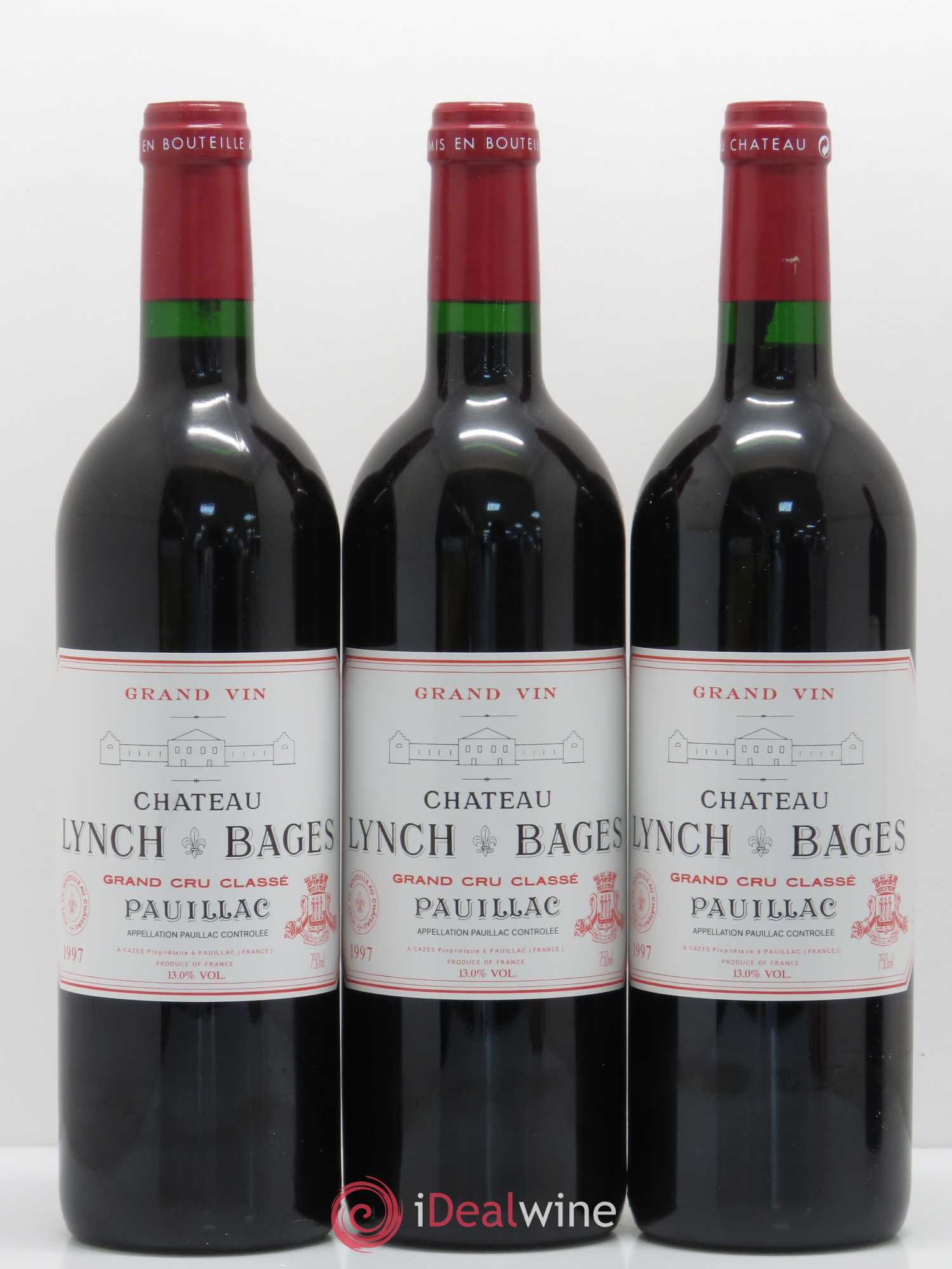 Château Lynch Bages 5ème Grand Cru Classé 1997 - Lot de 12 bouteilles - 1
