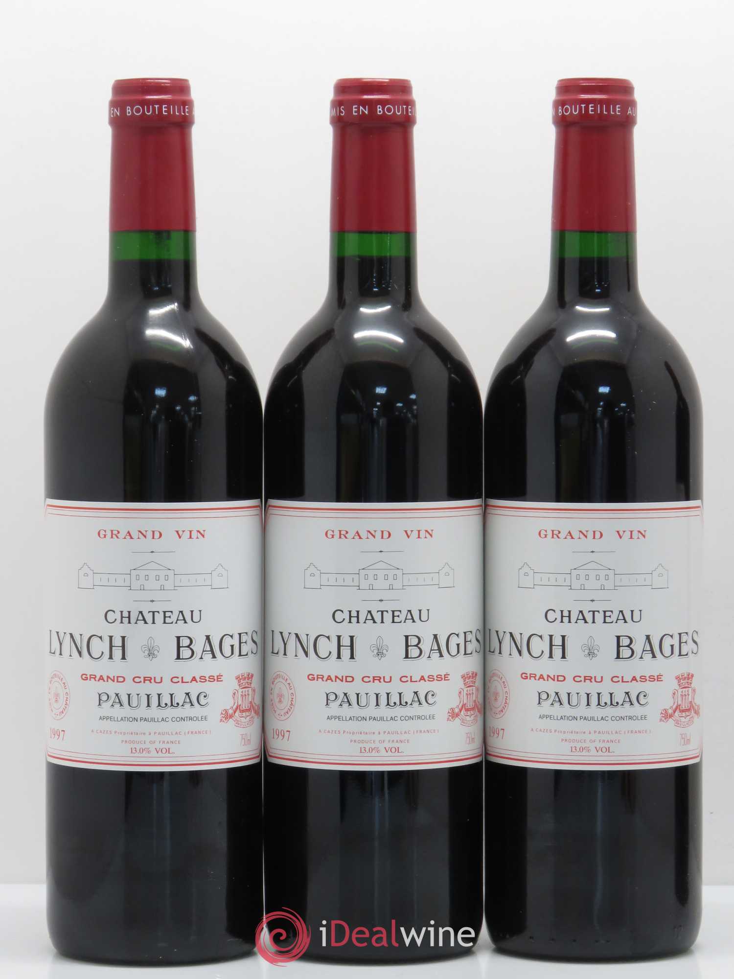 Château Lynch Bages 5ème Grand Cru Classé 1997 - Lot de 12 bouteilles - 4