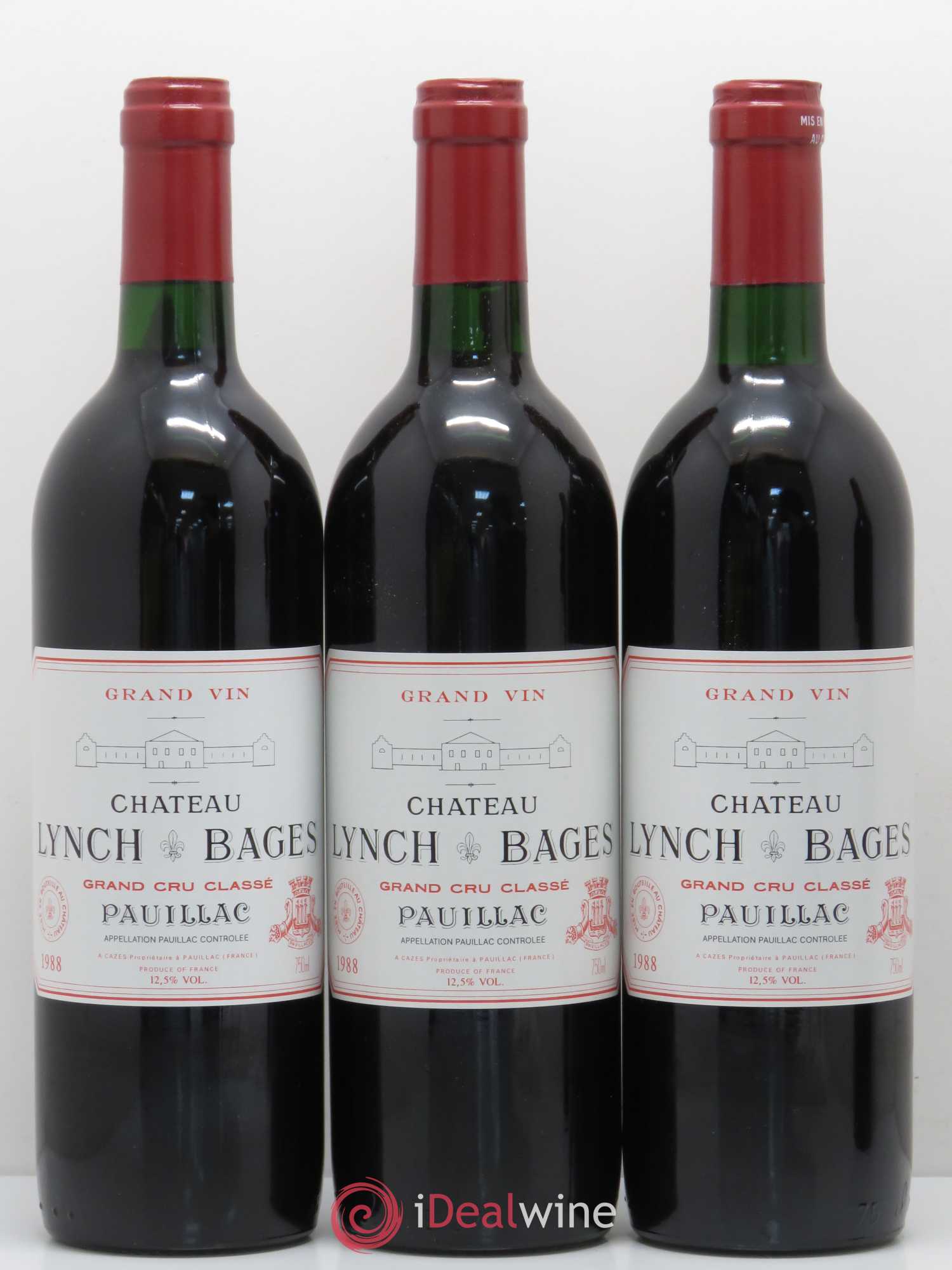Château Lynch Bages 5ème Grand Cru Classé 1988 - Lot de 12 bouteilles - 4