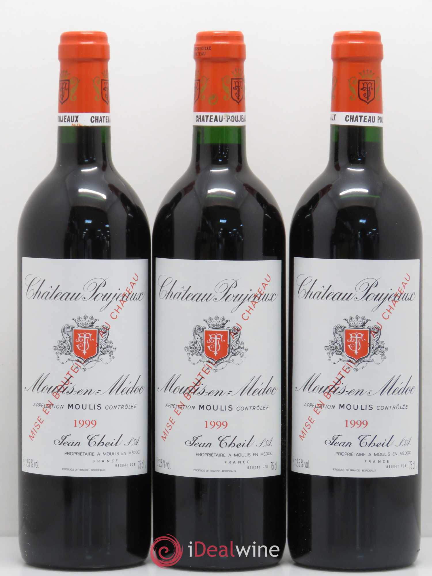Château Poujeaux 1999 - Lot de 12 bouteilles - 2