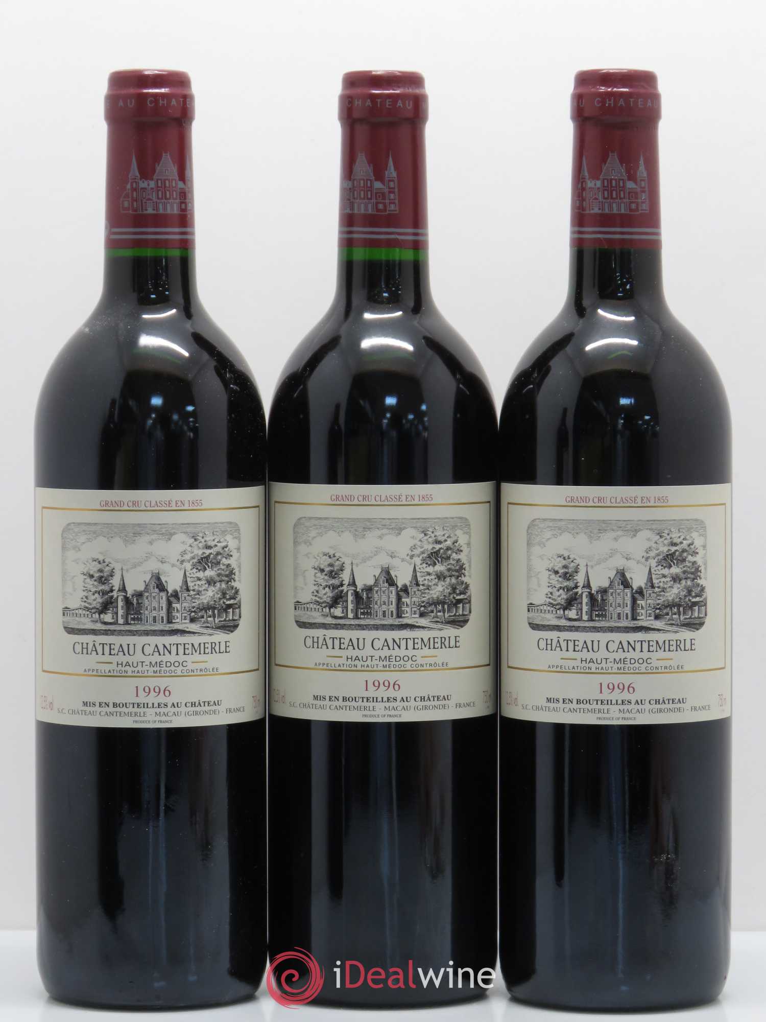 Château Cantemerle 5ème Grand Cru Classé 1996 - Lotto di 12 bottiglie - 1