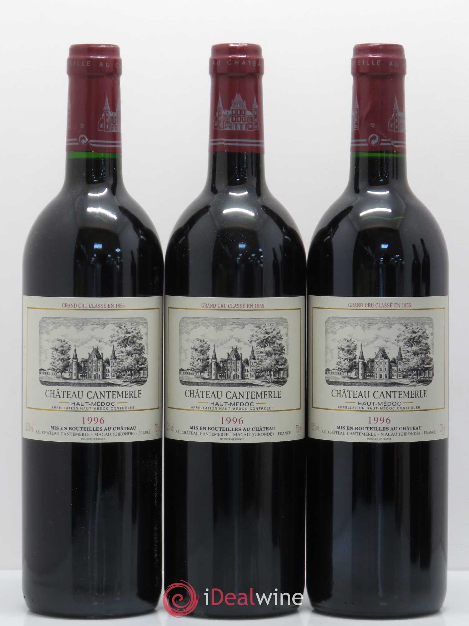 Château Cantemerle 5ème Grand Cru Classé 1996 - Lotto di 12 bottiglie - 3