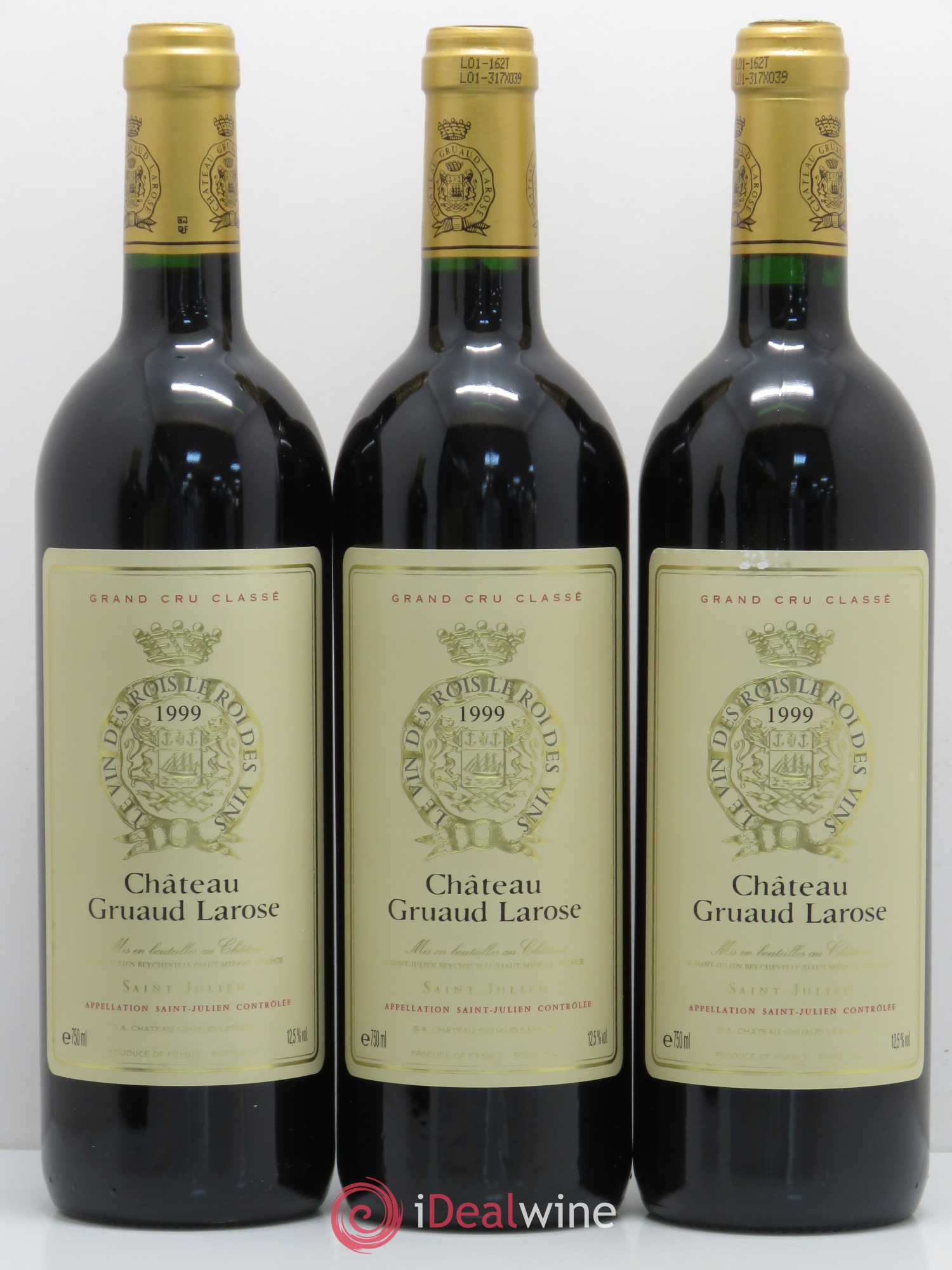Château Gruaud Larose 2ème Grand Cru Classé 1999 - Lot de 12 bouteilles - 1