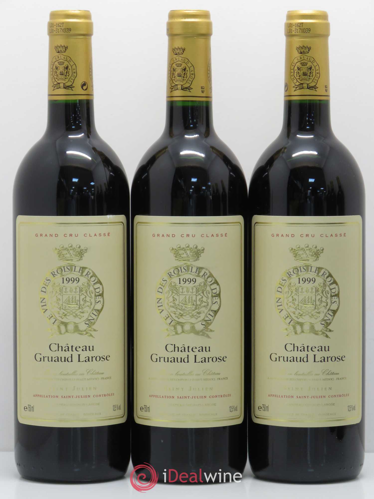 Château Gruaud Larose 2ème Grand Cru Classé 1999 - Lot de 12 bouteilles - 2