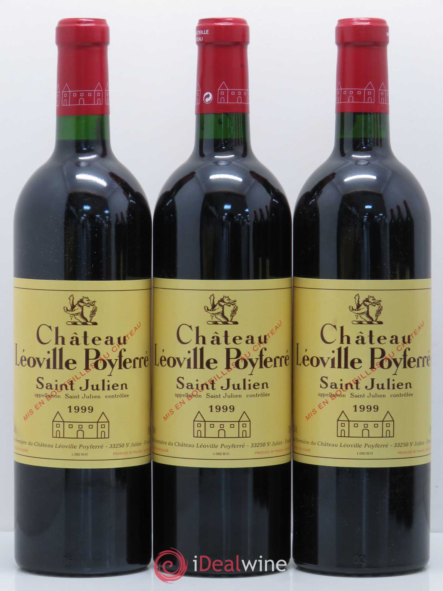 Château Léoville Poyferré 2ème Grand Cru Classé 1999 - Lot de 12 bouteilles - 2