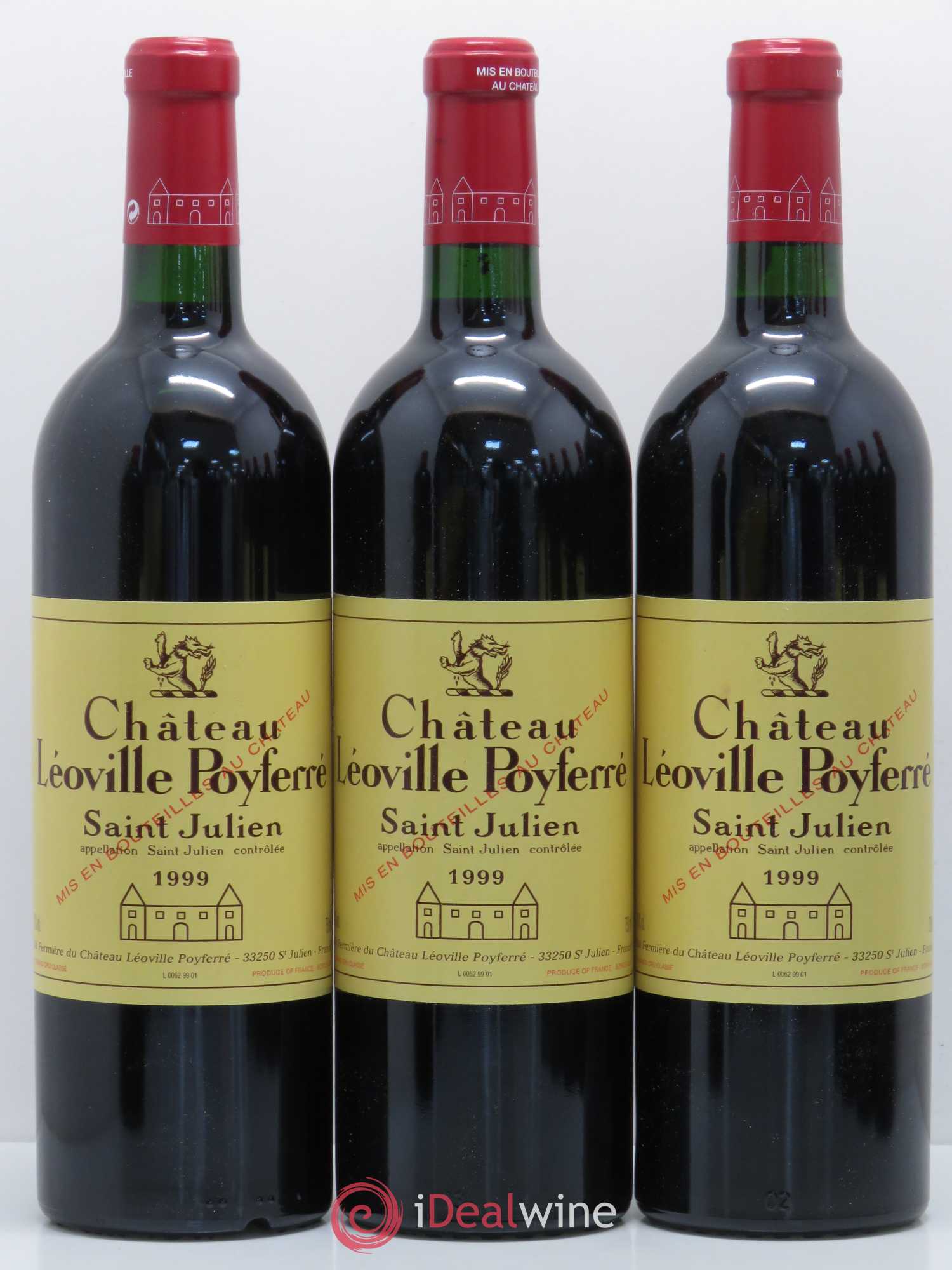 Château Léoville Poyferré 2ème Grand Cru Classé 1999 - Lot de 12 bouteilles - 3