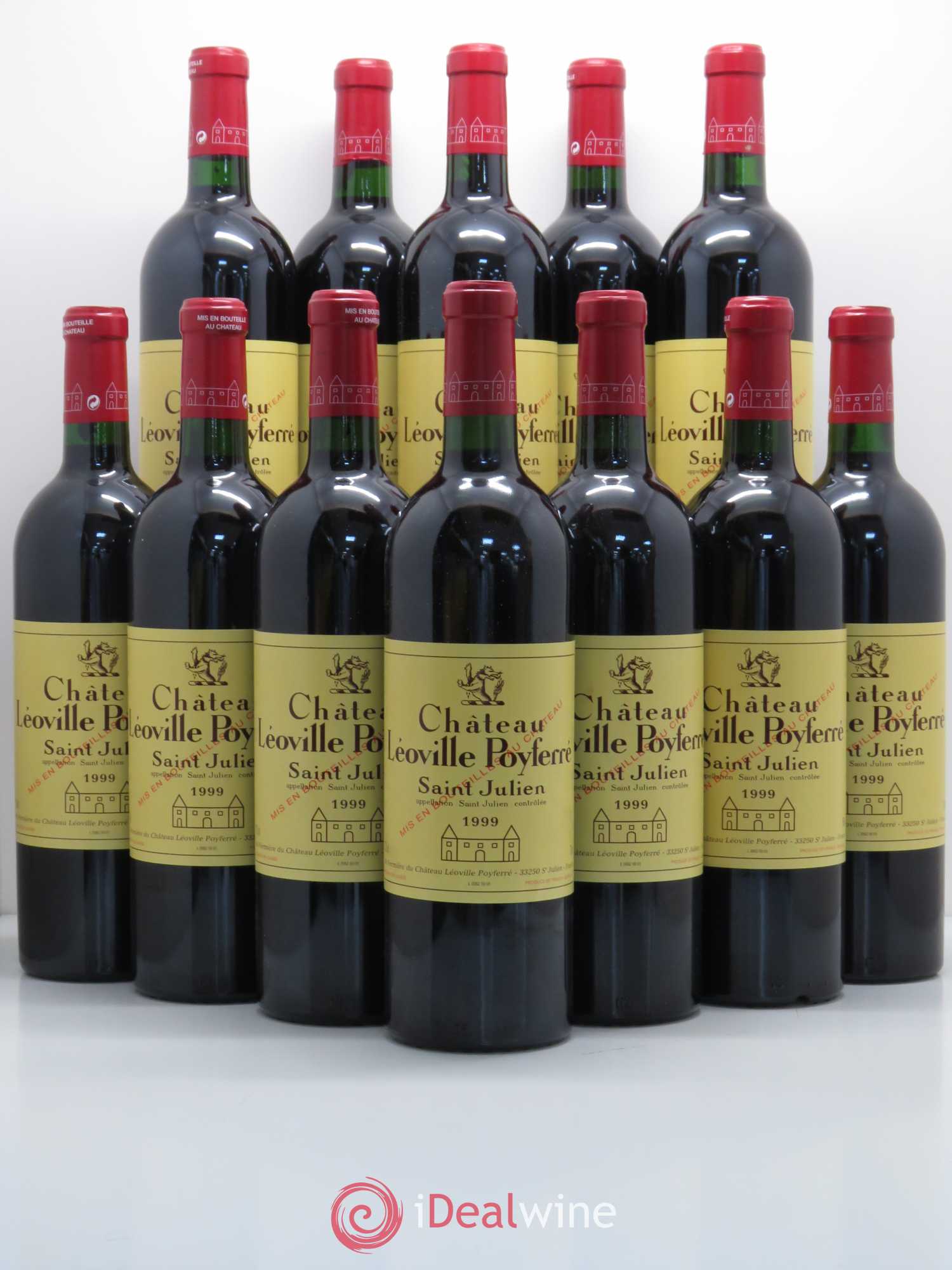 Château Léoville Poyferré 2ème Grand Cru Classé 1999 - Lot de 12 bouteilles - 0