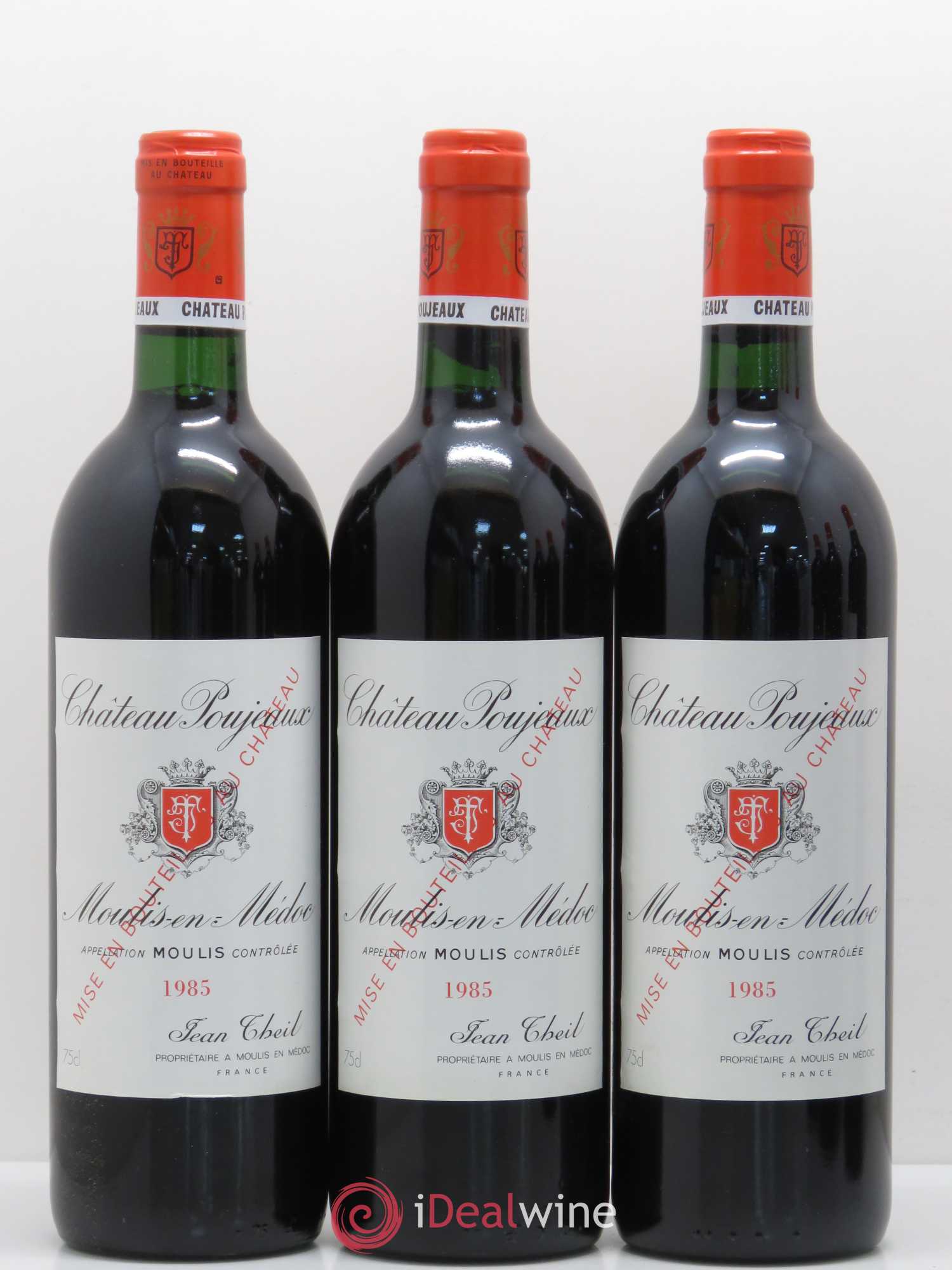 Château Poujeaux 1985 - Lot de 12 bouteilles - 2