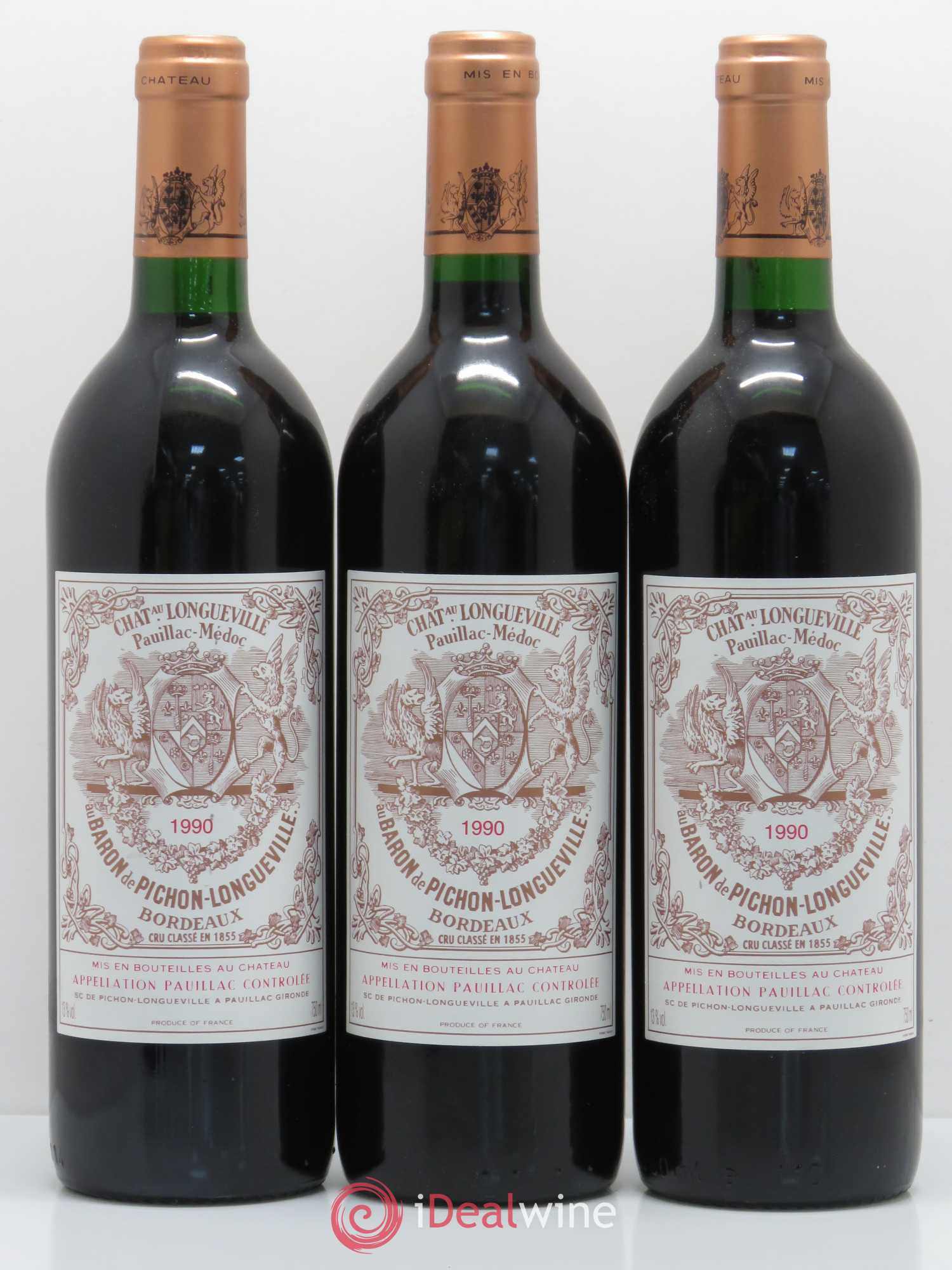 Château Pichon Longueville Comtesse de Lalande 2ème Grand Cru Classé 1990 - Lot de 12 bouteilles - 1