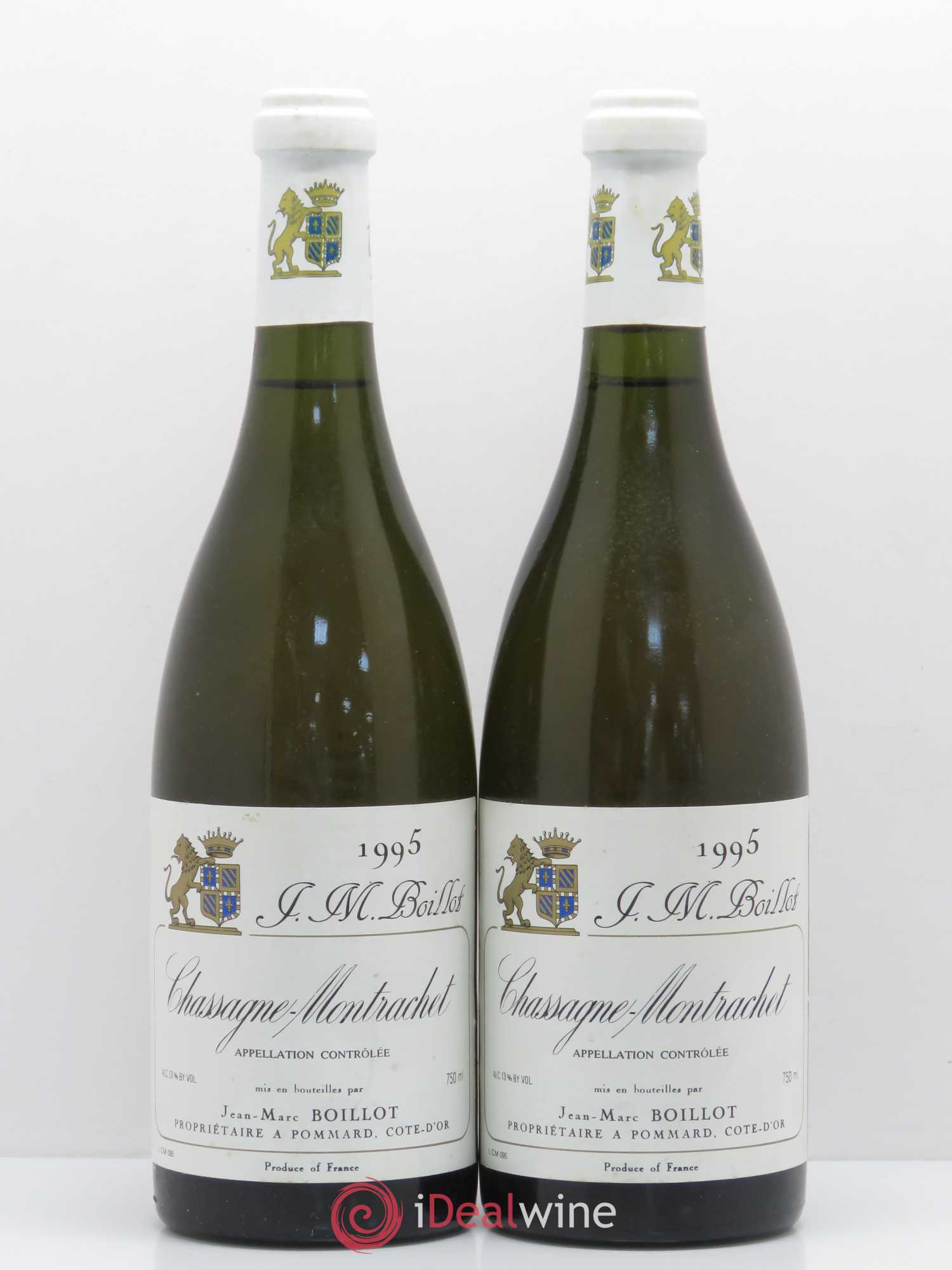 Chassagne-Montrachet Jean-Marc Boillot 1995 - Posten von 2 Flaschen - 0