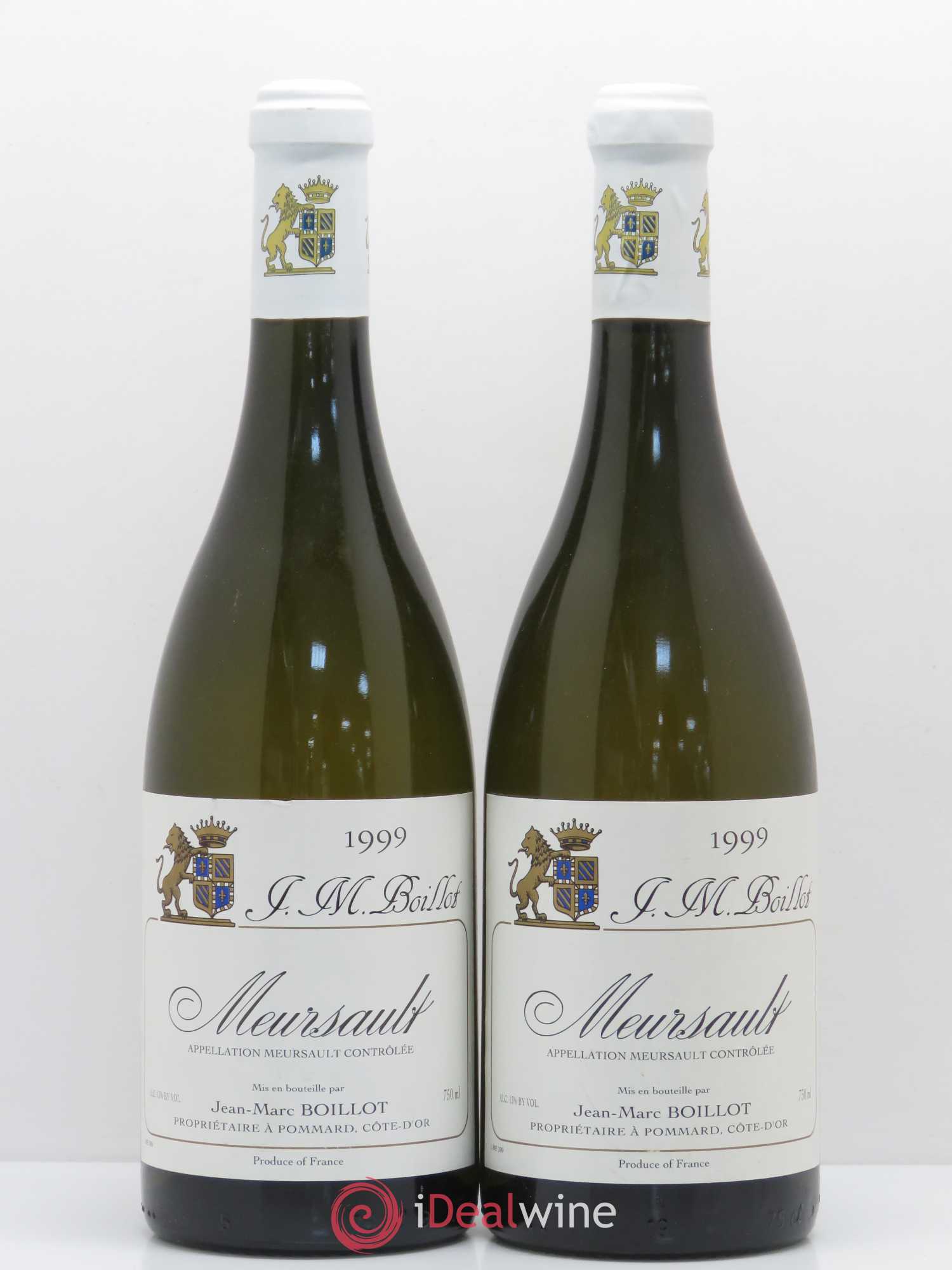 Meursault Jean-Marc Boillot 1999 - Posten von 2 Flaschen - 0