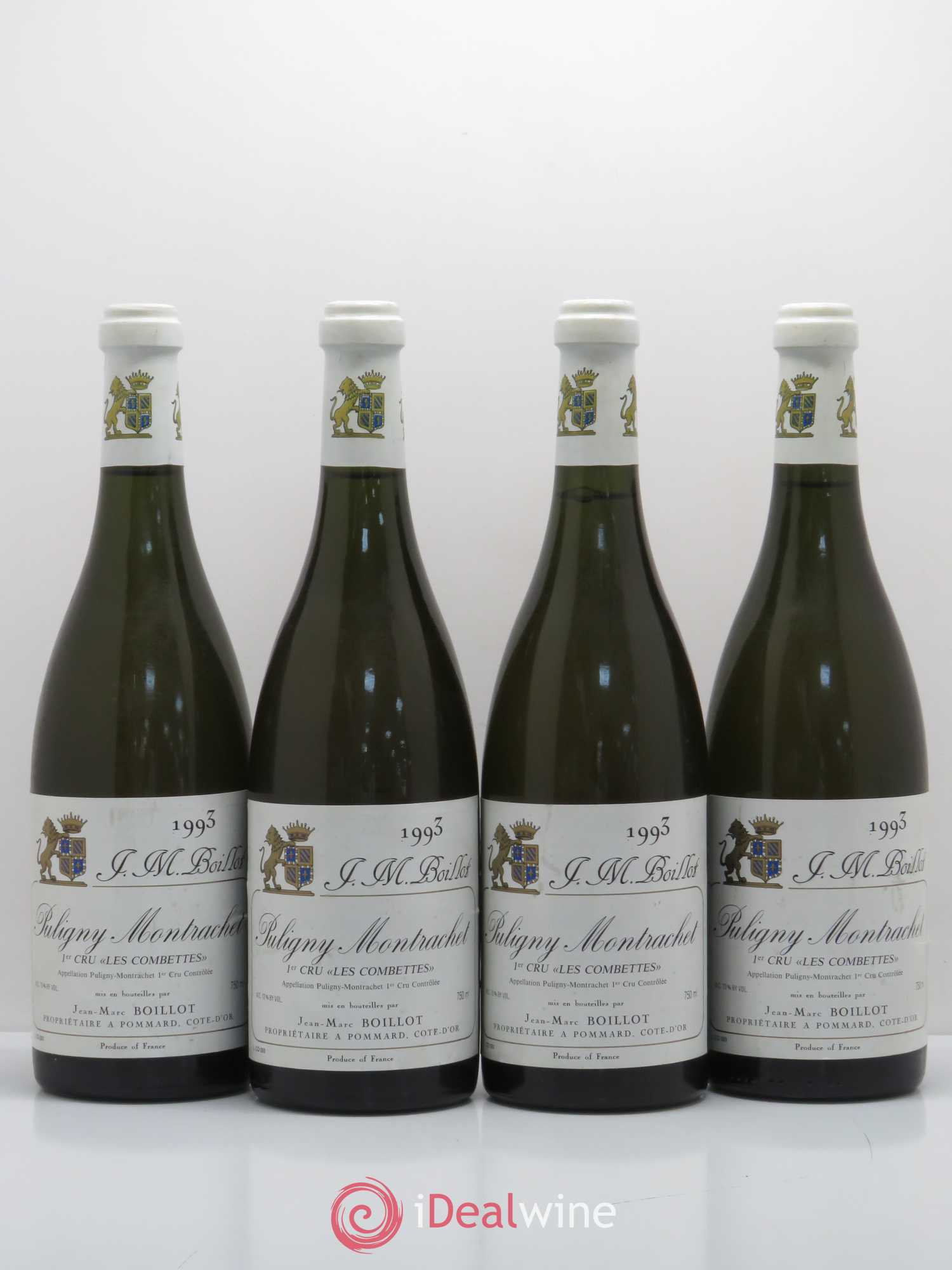 Puligny-Montrachet 1er Cru Les Combettes Jean-Marc Boillot 1993 - Lotto di 4 bottiglie - 0