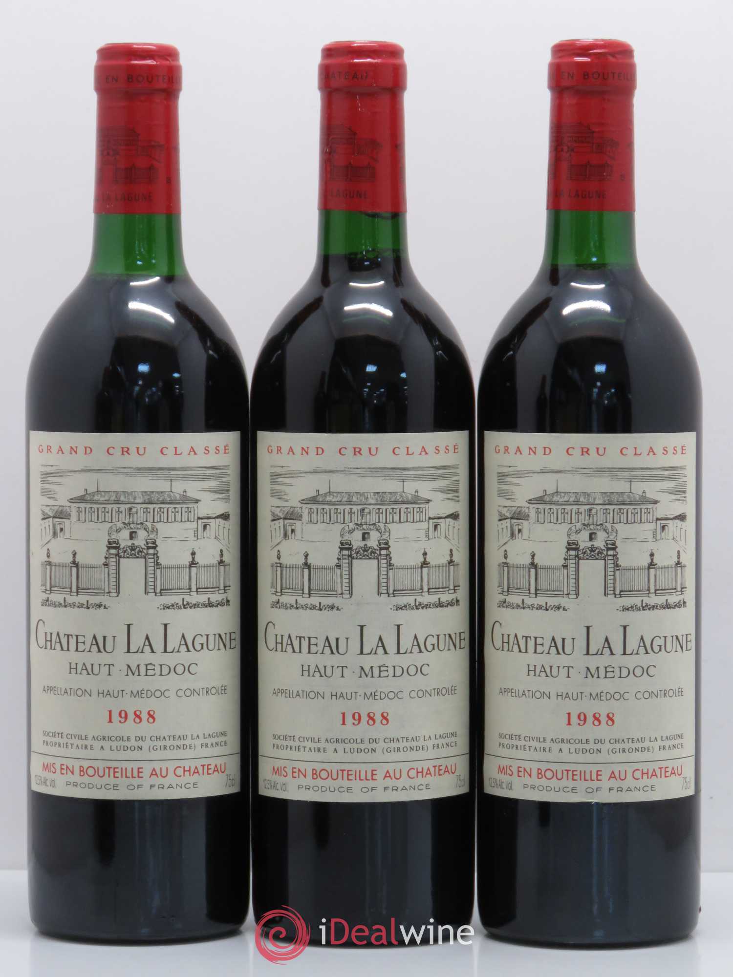 Château la Lagune 3ème Grand Cru Classé 1988 - Lot de 12 bouteilles - 1
