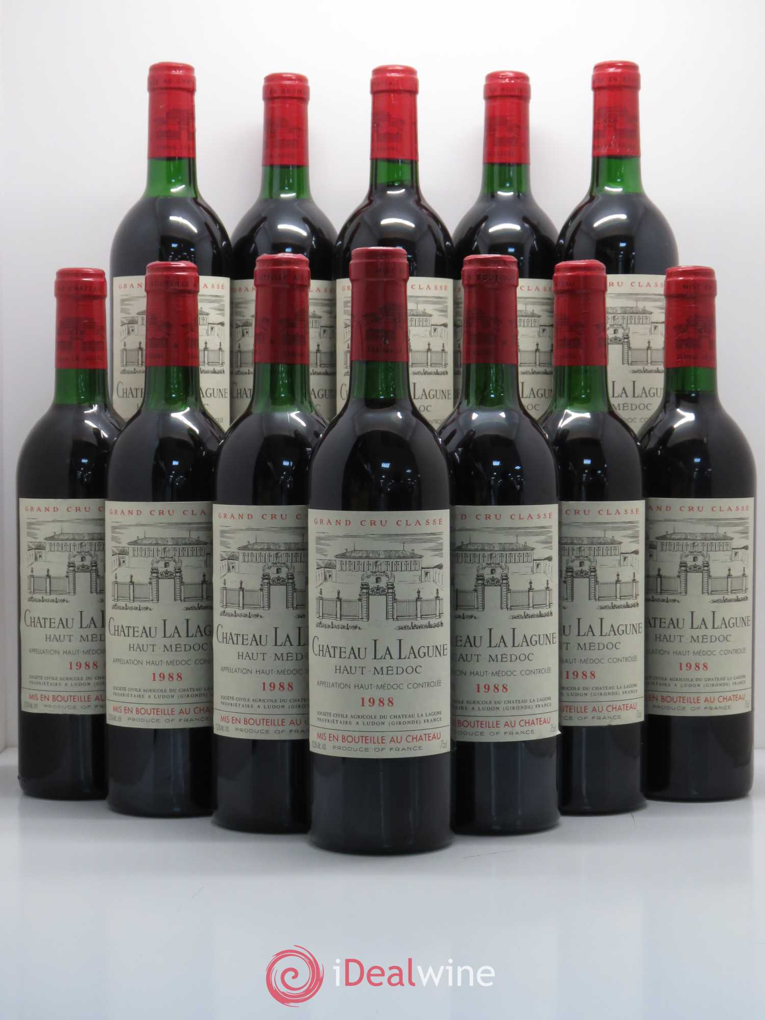 Château la Lagune 3ème Grand Cru Classé 1988 - Lot de 12 bouteilles - 0