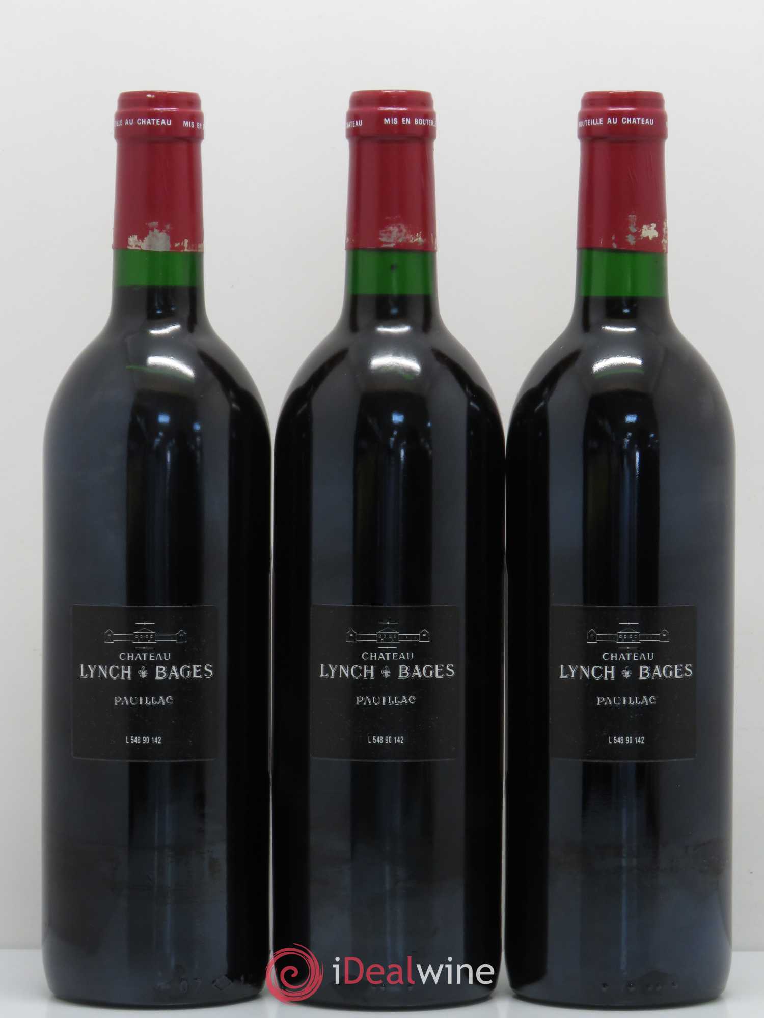 Château Lynch Bages 5ème Grand Cru Classé 1990 - Lot de 12 bouteilles - 2