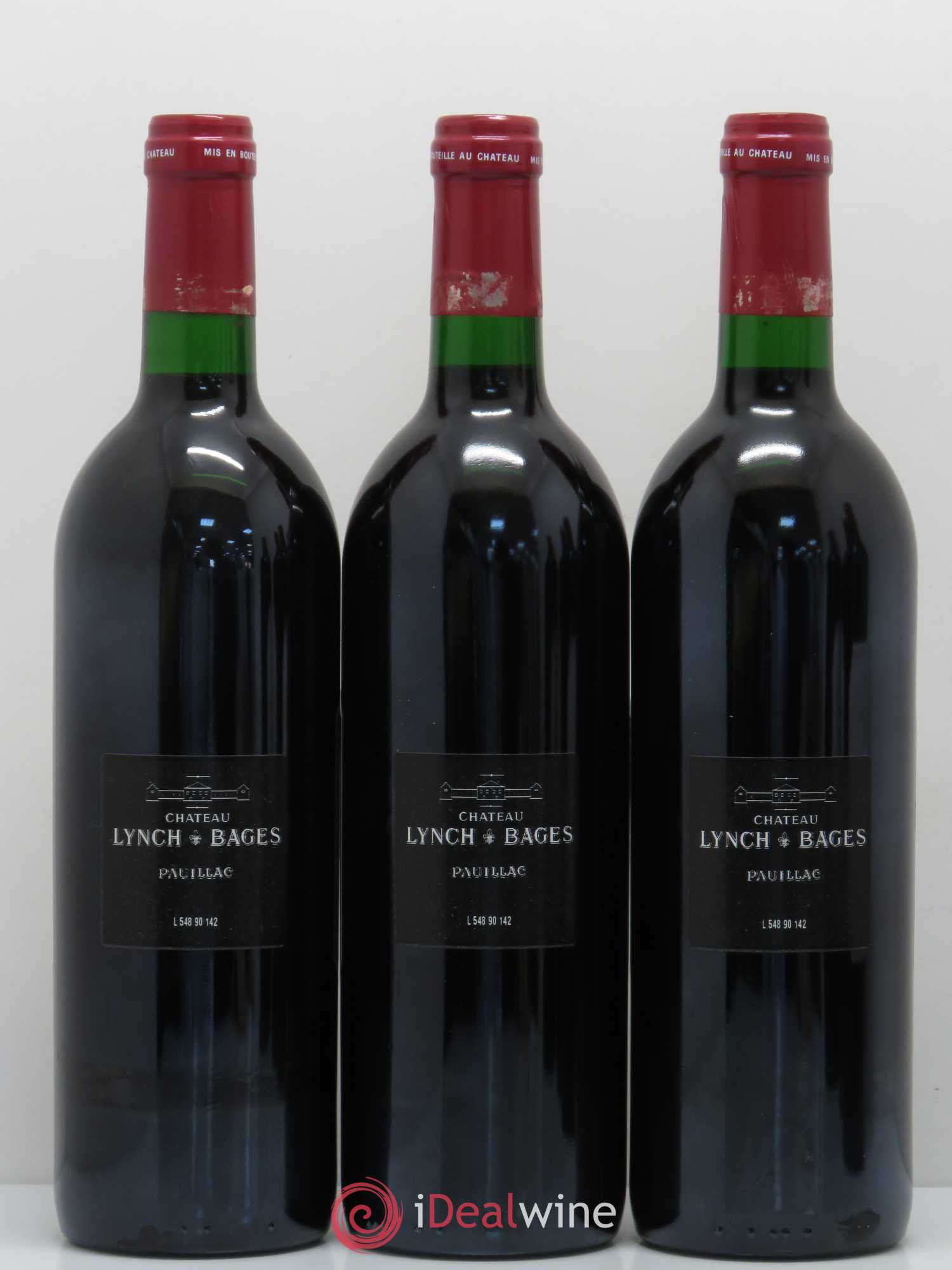 Château Lynch Bages 5ème Grand Cru Classé 1990 - Lot de 12 bouteilles - 4