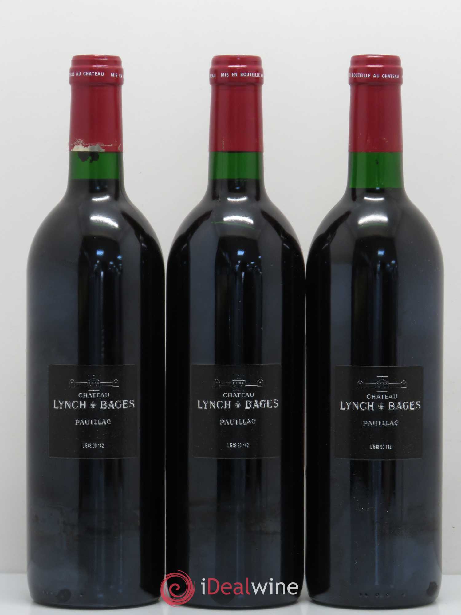 Château Lynch Bages 5ème Grand Cru Classé 1990 - Lot de 12 bouteilles - 6