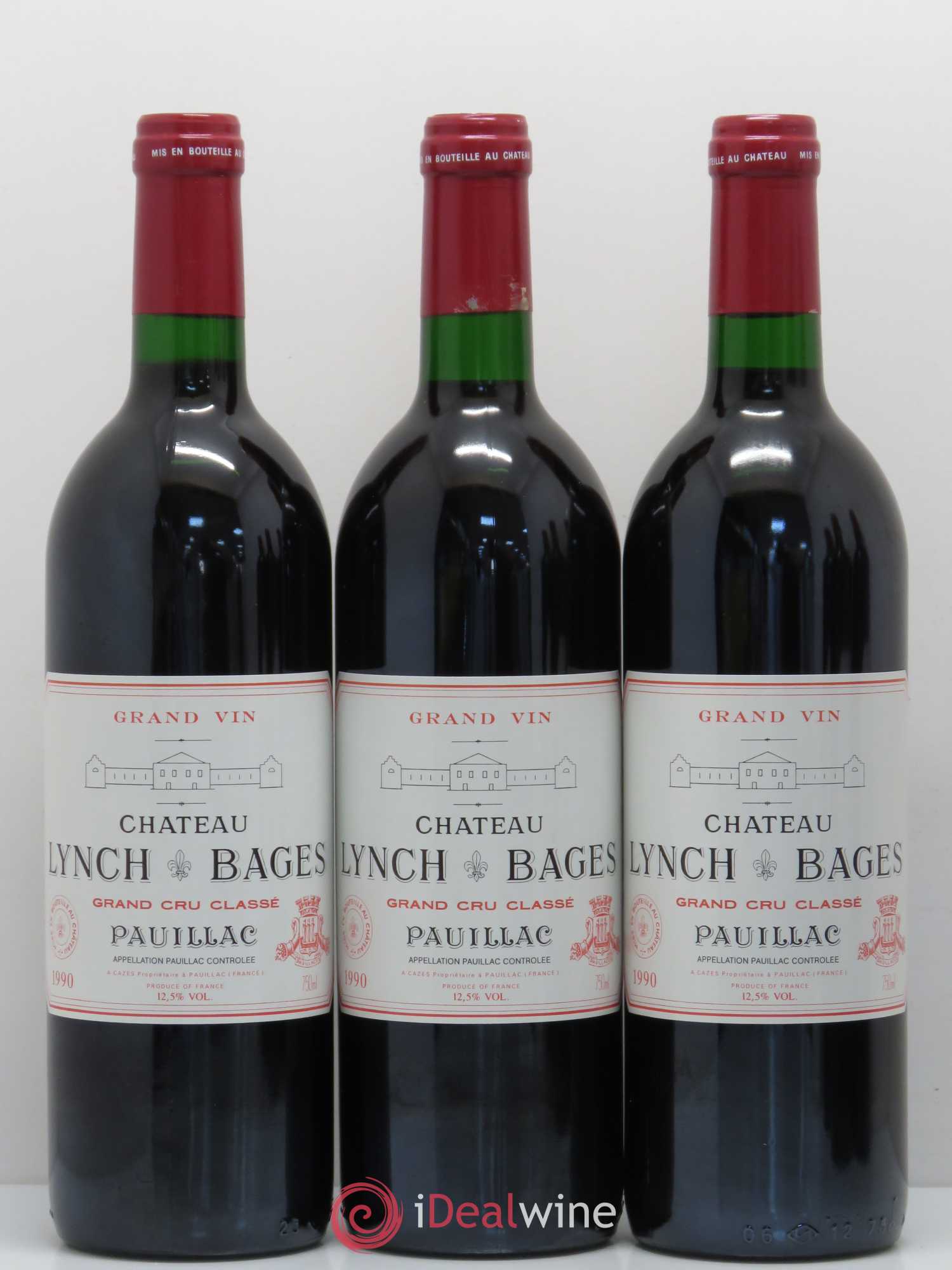 Château Lynch Bages 5ème Grand Cru Classé 1990 - Lot de 12 bouteilles - 7
