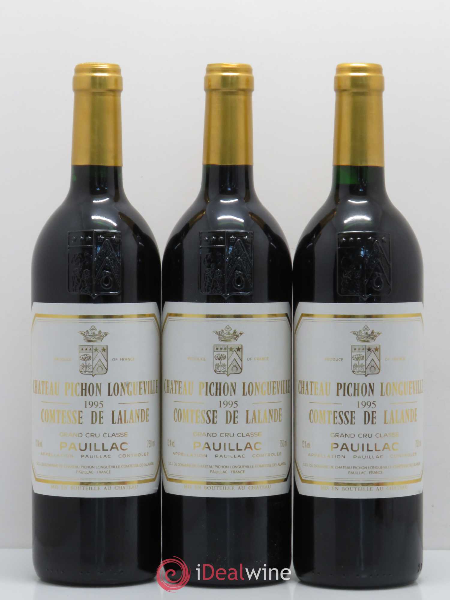 Château Pichon Longueville Comtesse de Lalande 2ème Grand Cru Classé 1995 - Lot de 11 bouteilles - 1