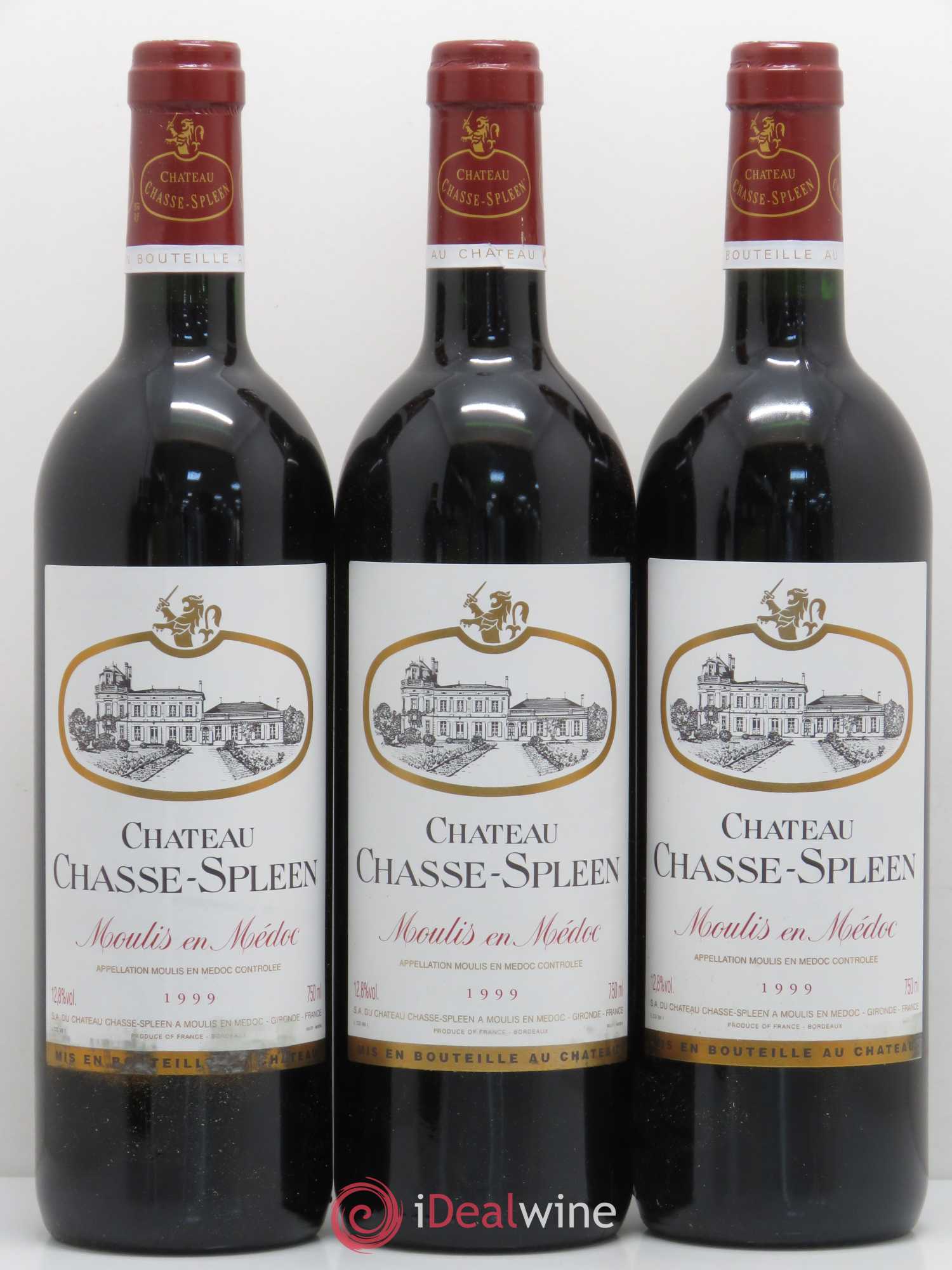 Château Chasse Spleen 1999 - Lot de 12 bouteilles - 1