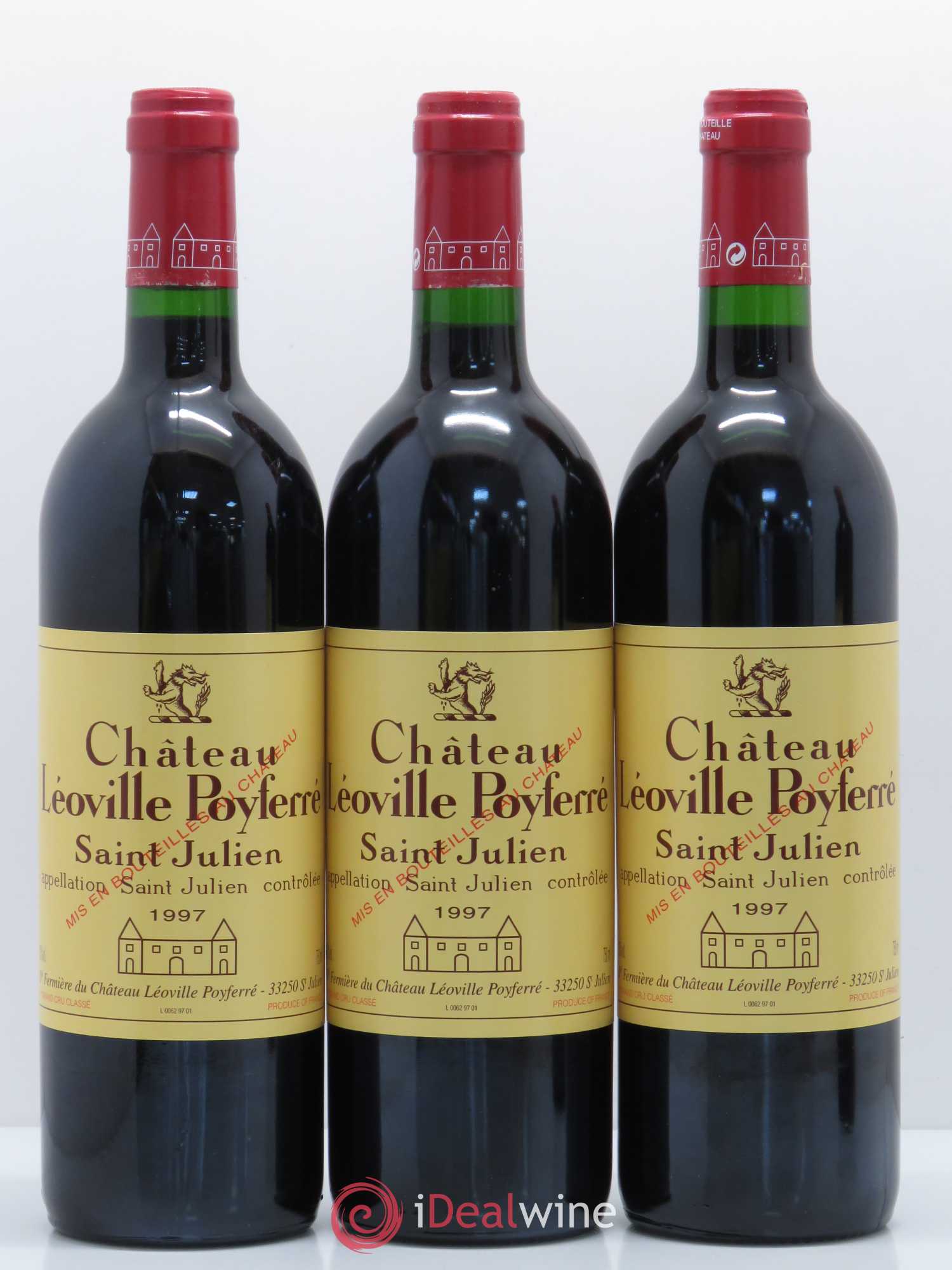 Château Léoville Poyferré 2ème Grand Cru Classé 1997 - Lot de 12 bouteilles - 3