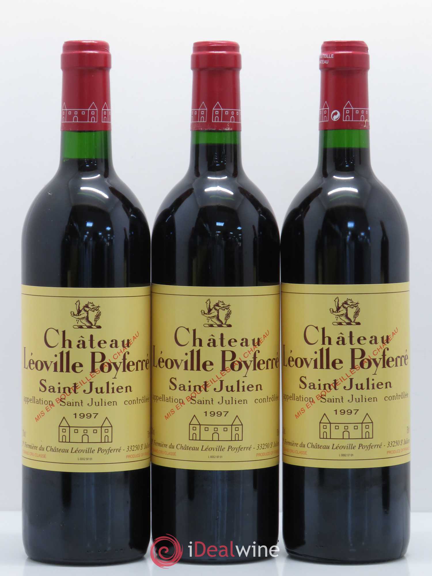 Château Léoville Poyferré 2ème Grand Cru Classé 1997 - Lot de 12 bouteilles - 4