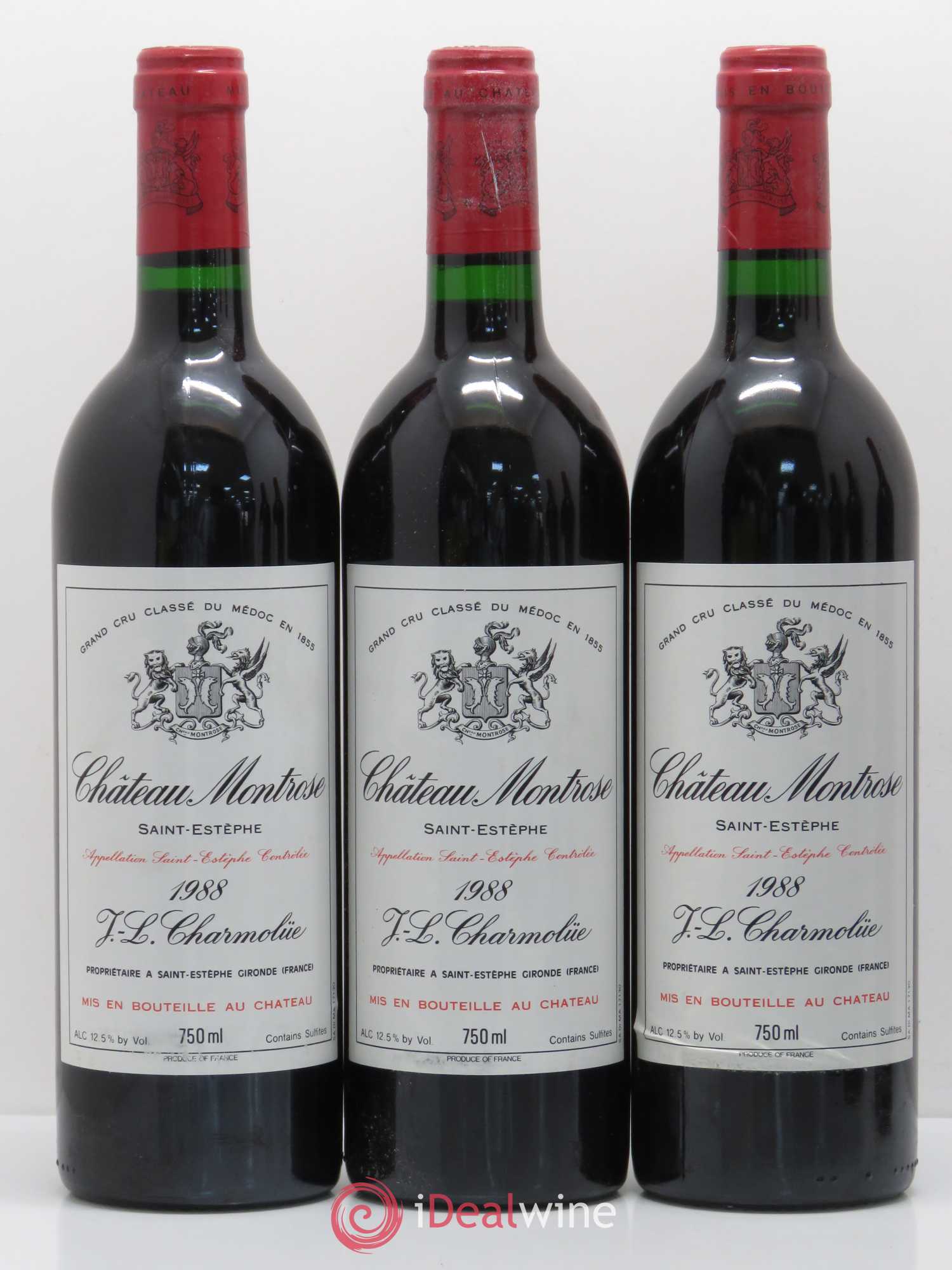 Château Montrose 2ème Grand Cru Classé 1988 - Lot de 12 bouteilles - 2