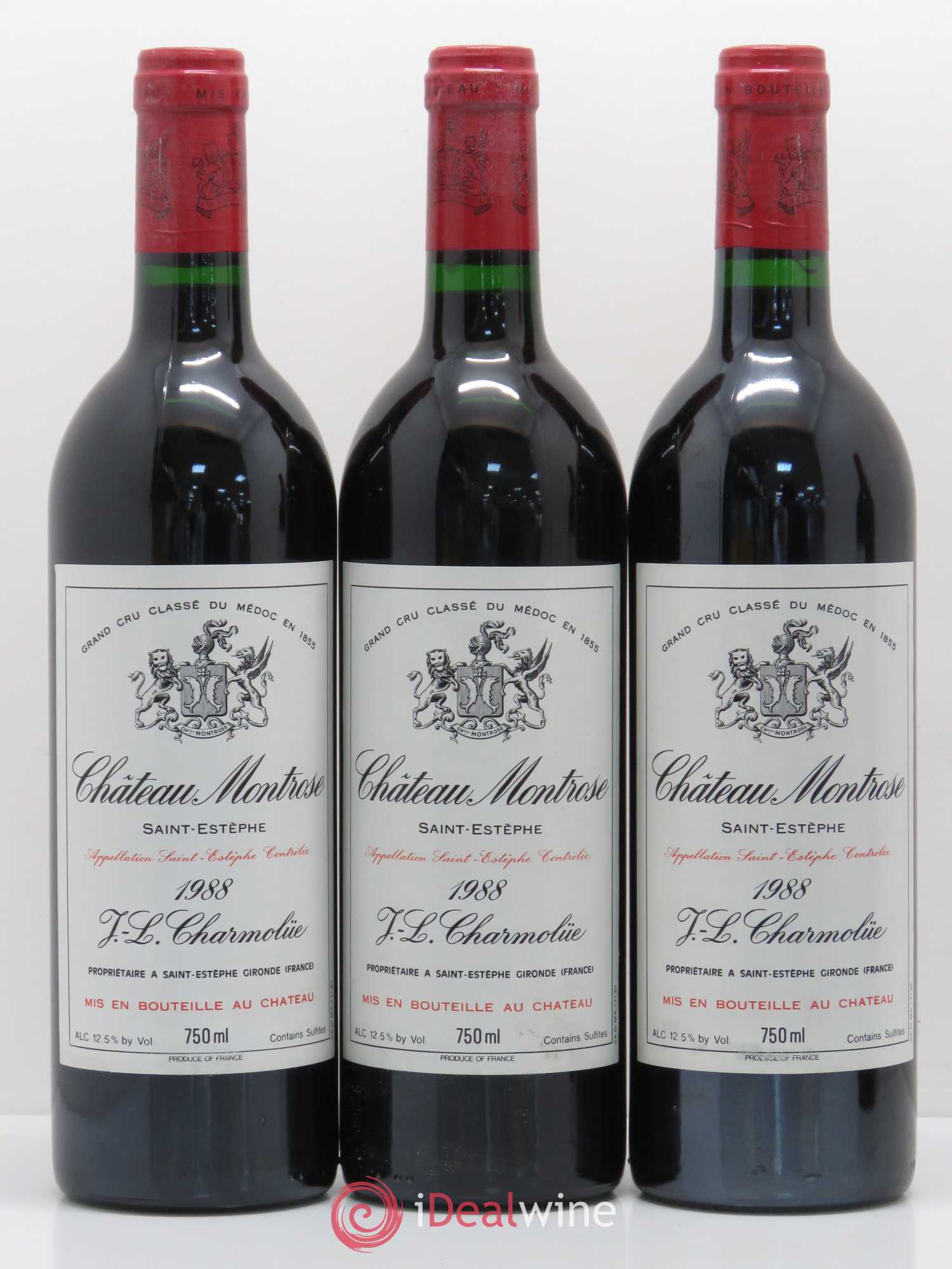 Château Montrose 2ème Grand Cru Classé 1988 - Lot de 12 bouteilles - 4