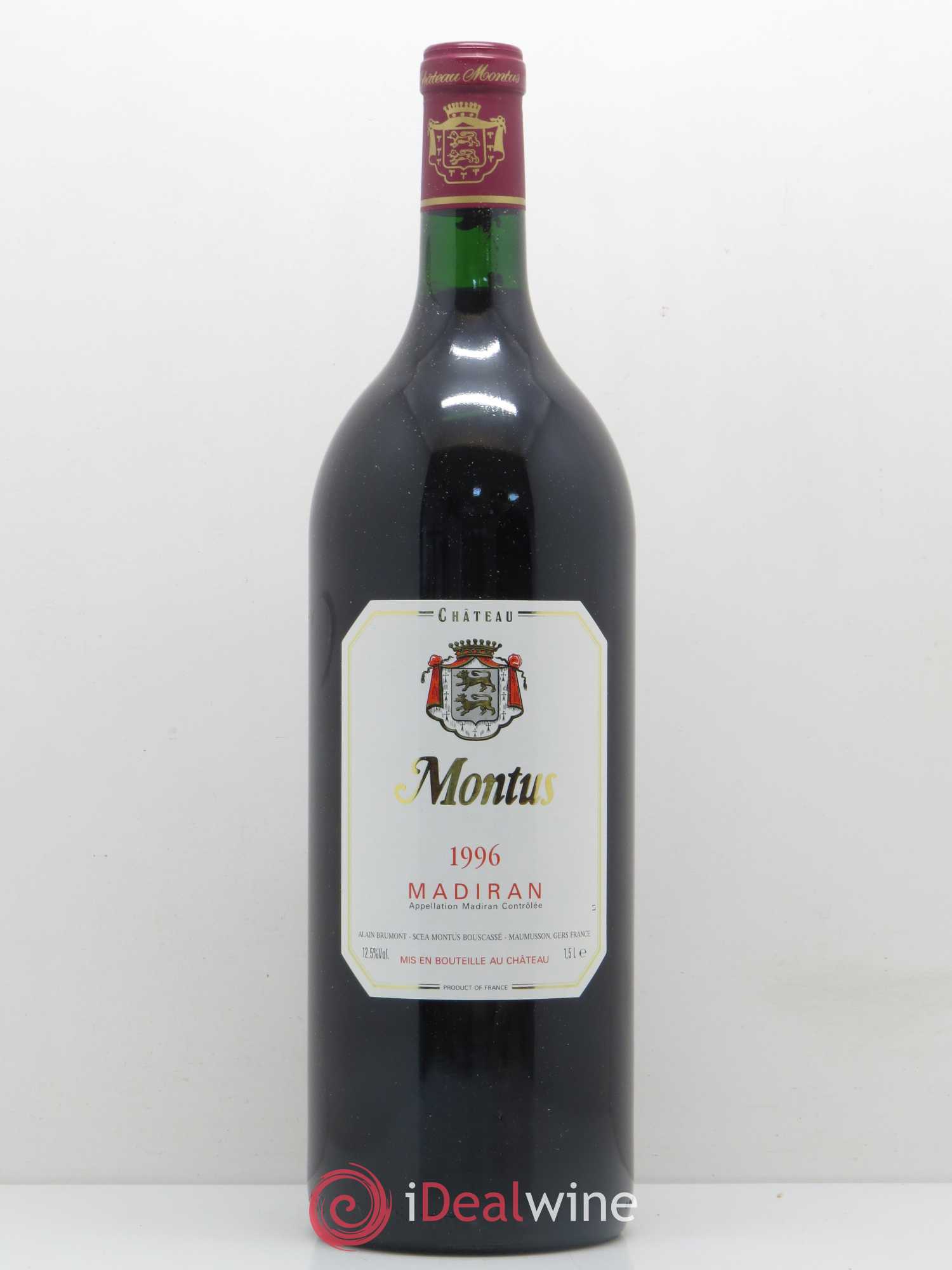 Madiran Château Montus Alain Brumont 1996 - Lot de 1 magnum - 0