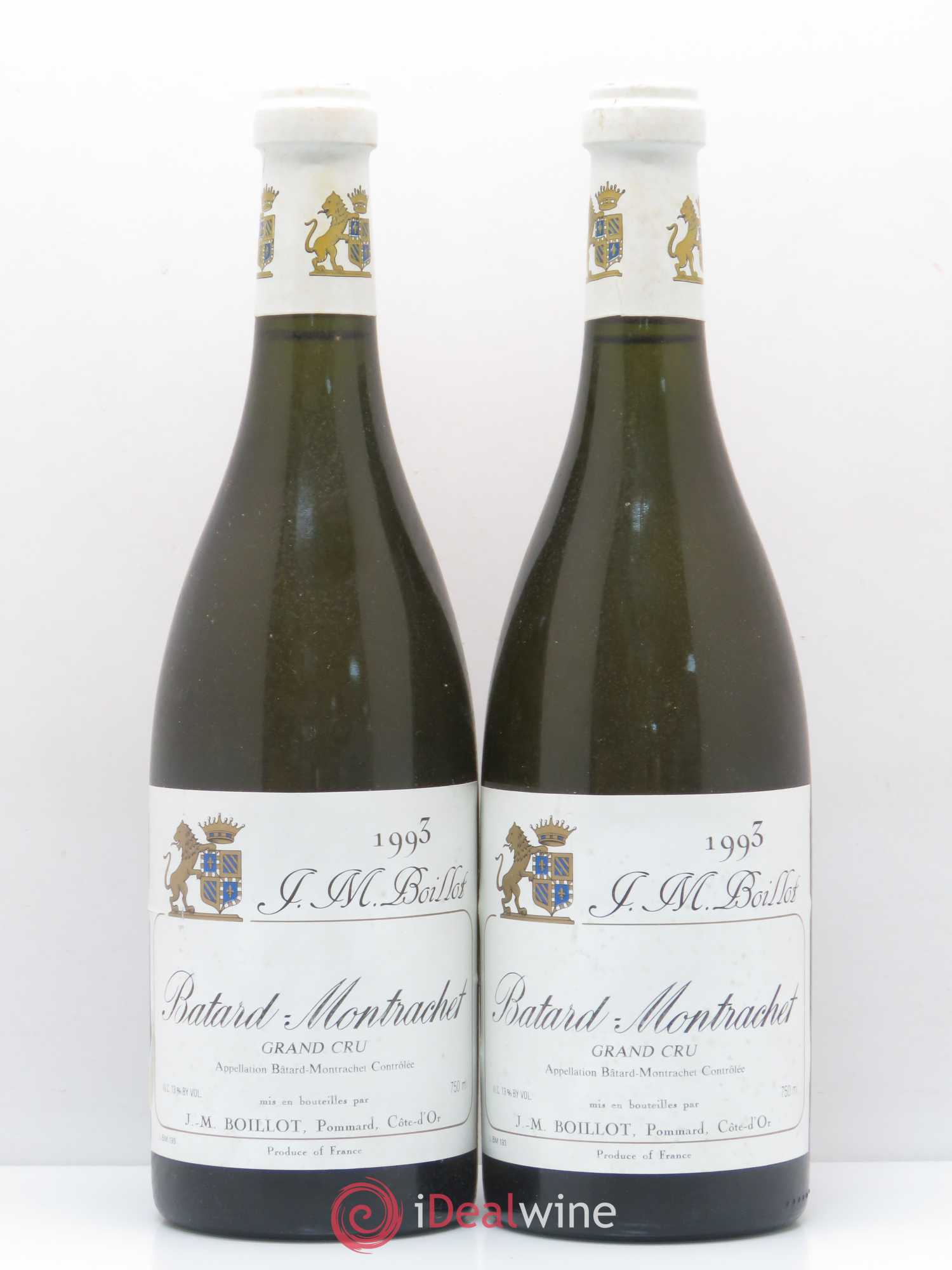 Bâtard-Montrachet Grand Cru Jean Marc-Boillot 1993 - Posten von 2 Flaschen - 0