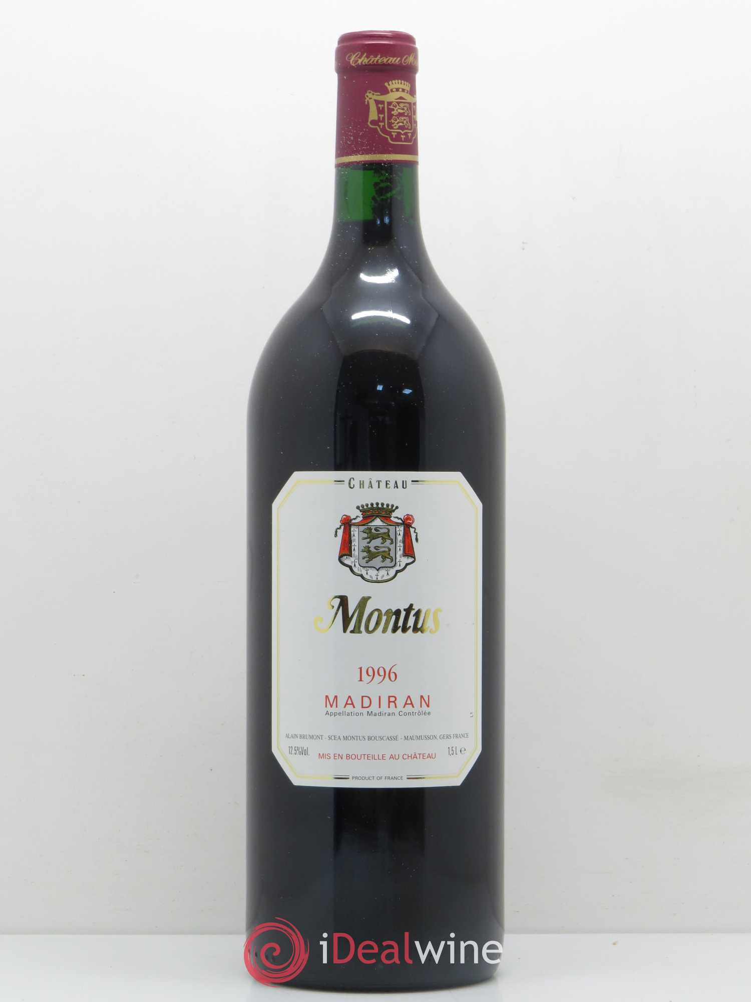 Madiran Château Montus Alain Brumont 1996 - Lot de 1 magnum - 0