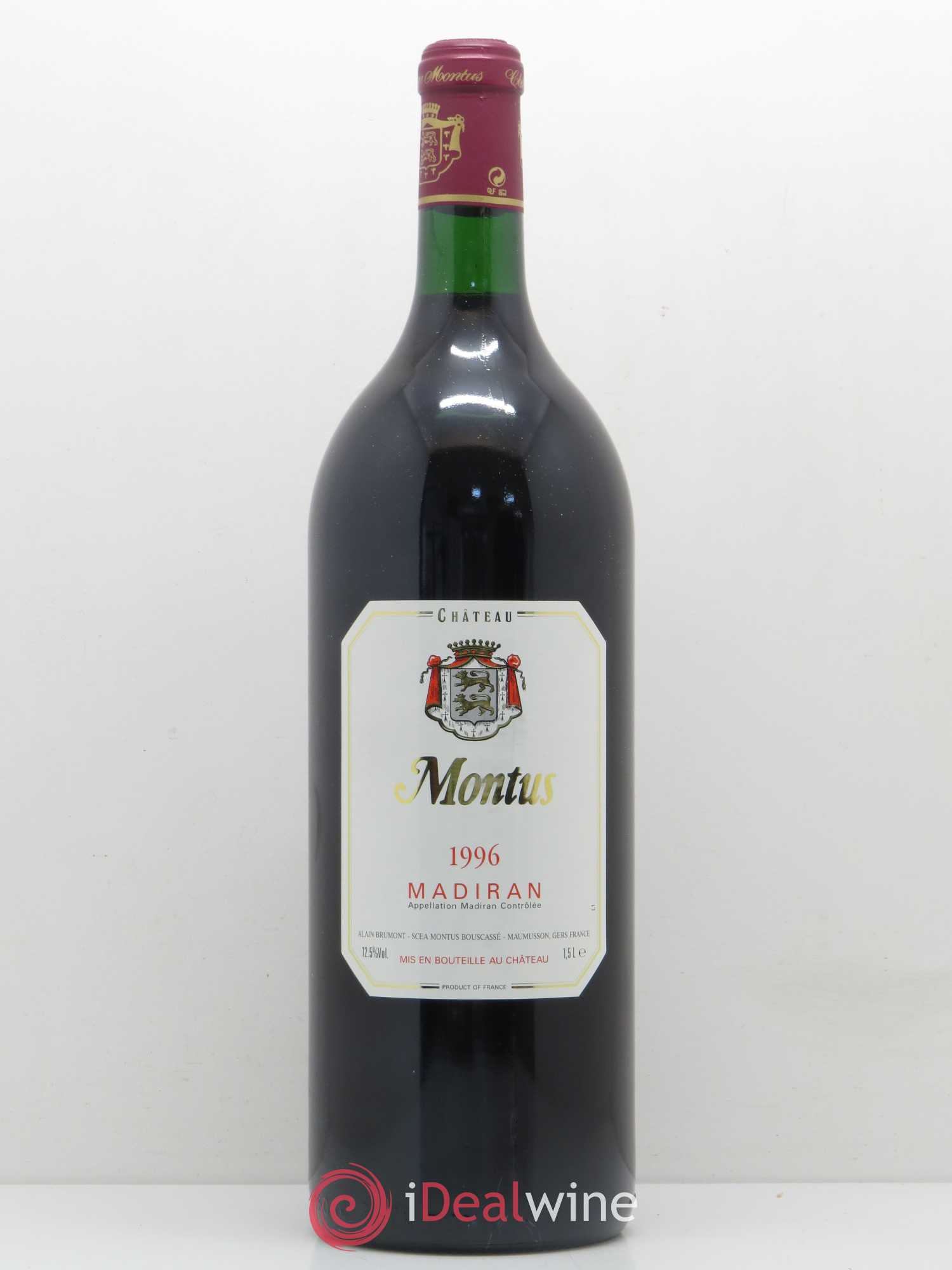 Madiran Château Montus Alain Brumont 1996 - Lot de 1 magnum - 0
