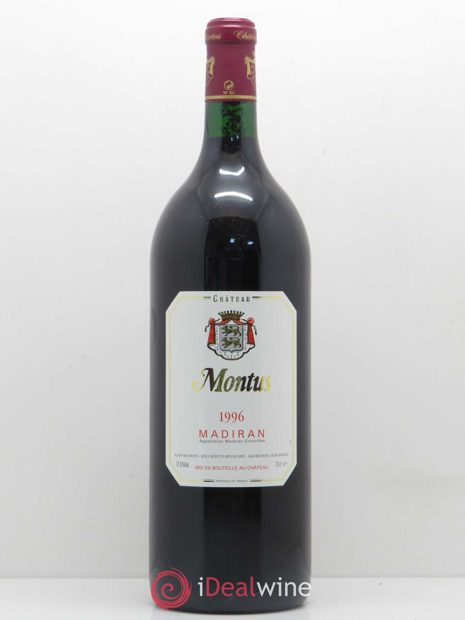 Madiran Château Montus Alain Brumont 1996 - Lot de 1 magnum - 0