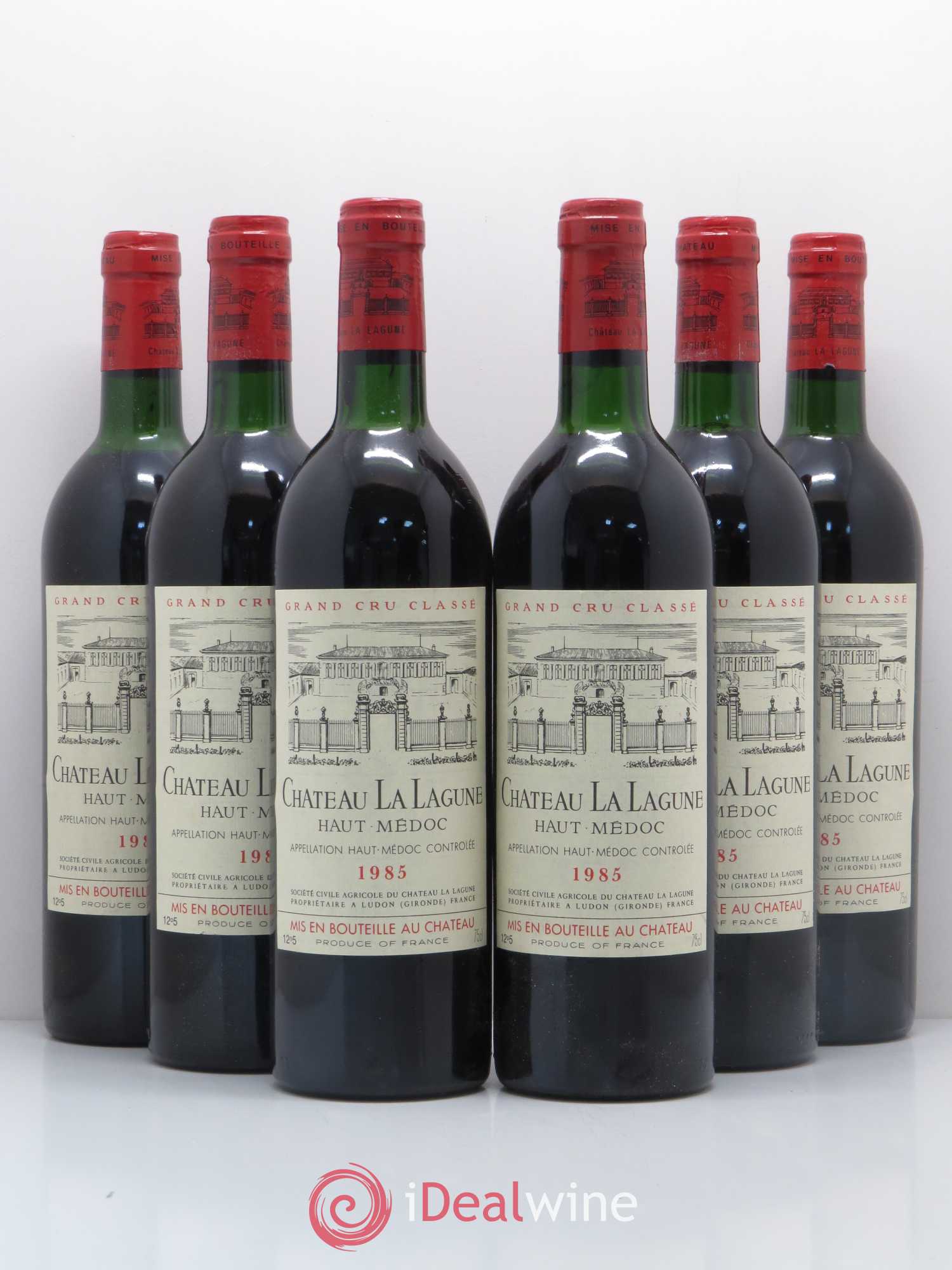 Château la Lagune 3ème Grand Cru Classé 1985 - Lot de 6 bouteilles - 0