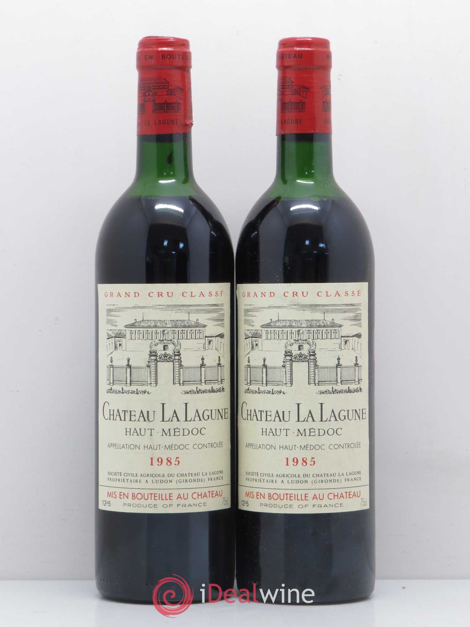 Château la Lagune 3ème Grand Cru Classé 1985 - Lot de 2 bouteilles - 0