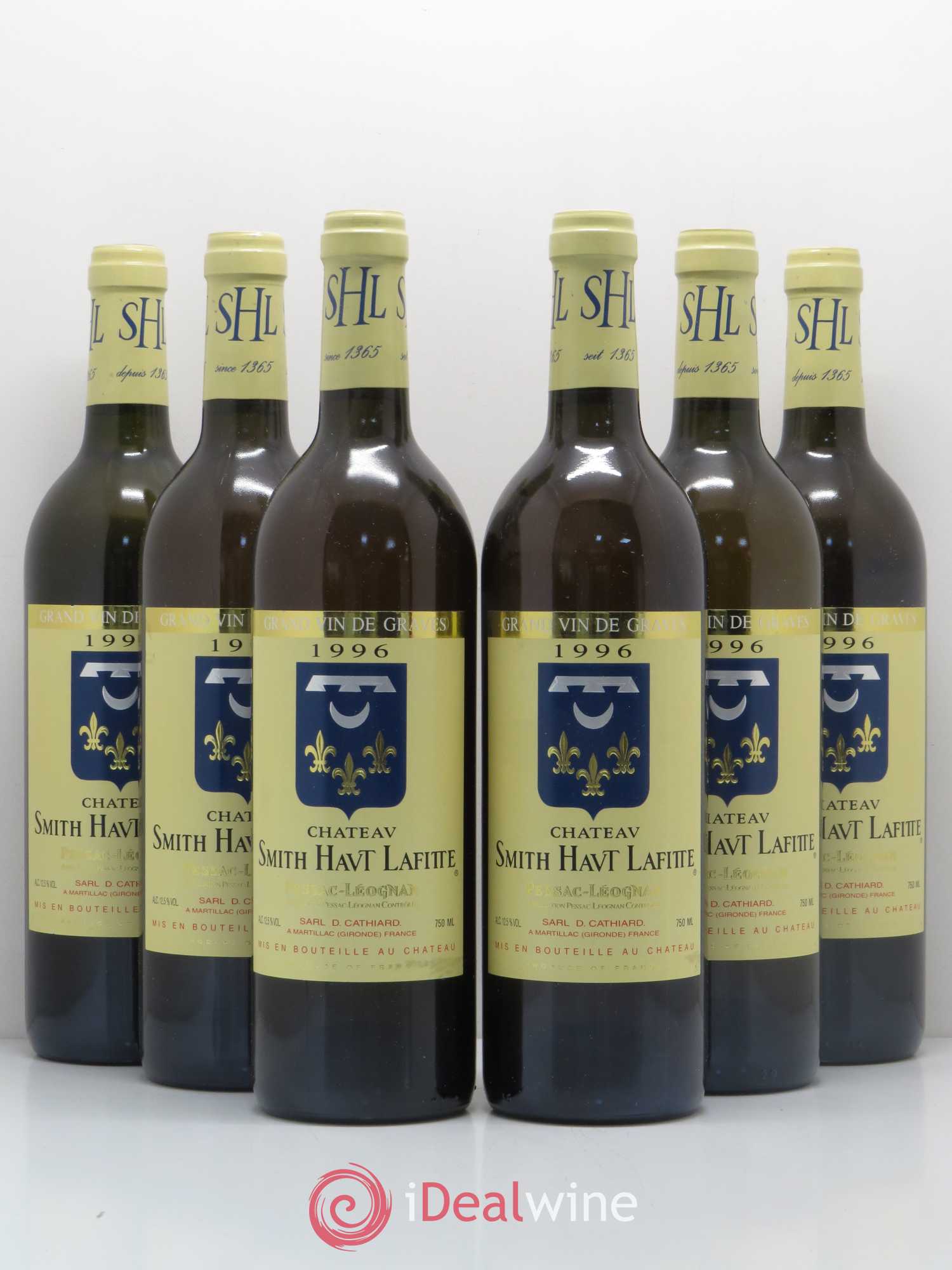 Château Smith Haut Lafitte 1996 - Lot de 6 bouteilles - 0