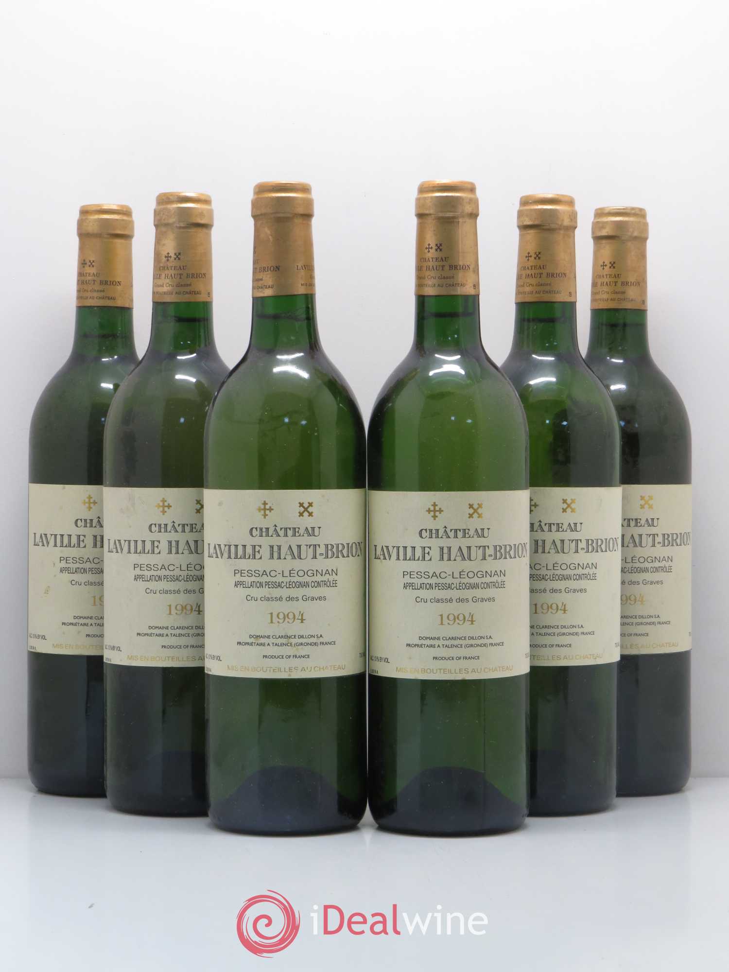 Château Laville Haut-Brion Cru Classé de Graves 1994 - Lot de 6 bouteilles - 0