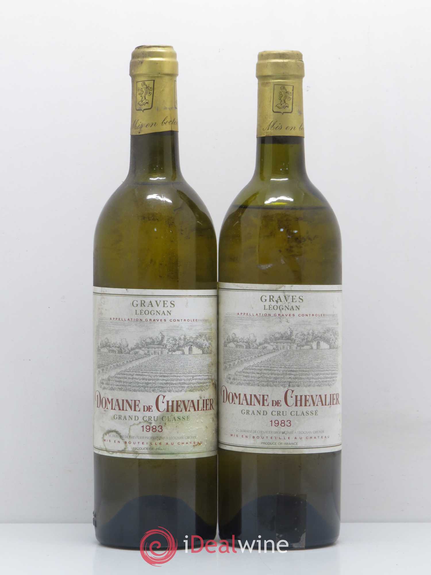 Domaine de Chevalier Cru Classé de Graves 1983 - Lot de 2 bouteilles - 0
