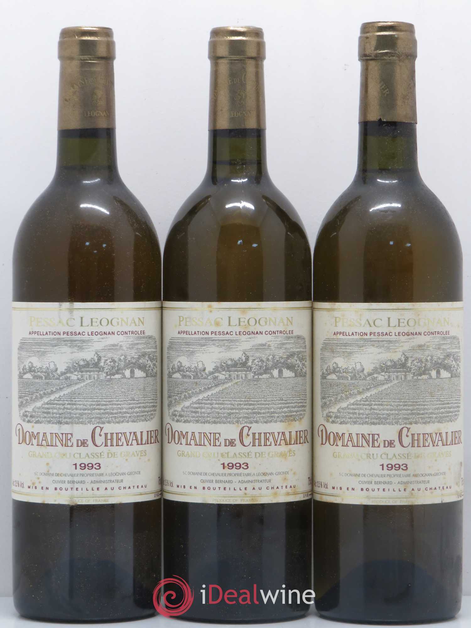 Domaine de Chevalier Cru Classé de Graves 1993 - Lot de 6 bouteilles - 1