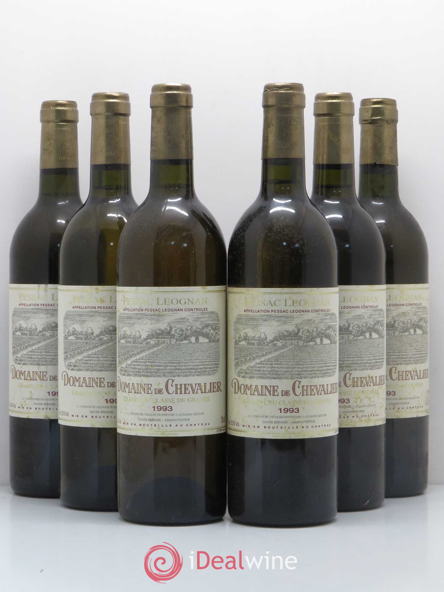 Domaine de Chevalier Cru Classé de Graves 1993 - Lot de 6 bouteilles - 0