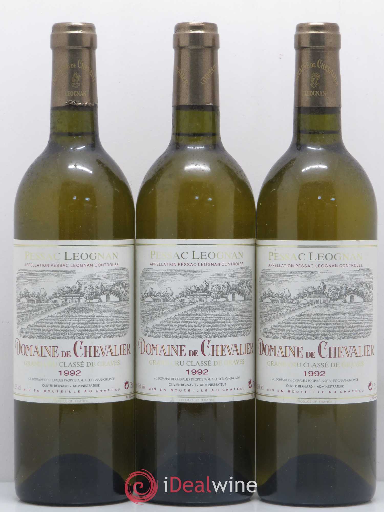 Domaine de Chevalier Cru Classé de Graves 1992 - Lot de 12 bouteilles - 1