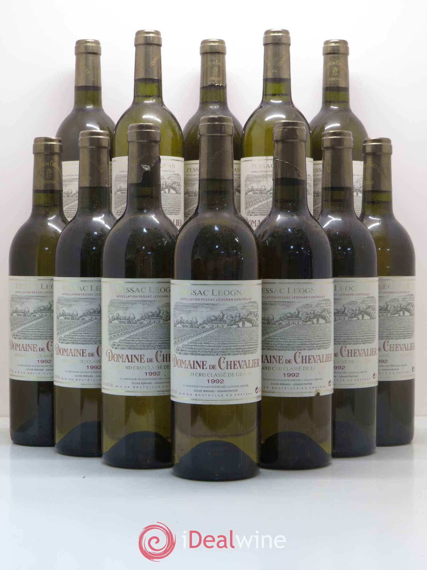 Domaine de Chevalier Cru Classé de Graves 1992 - Lot de 12 bouteilles - 0